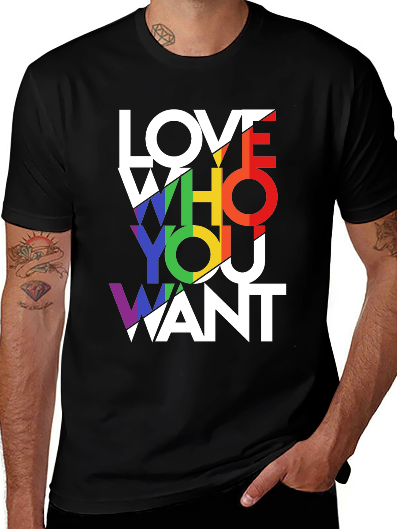Love Who You Want Graphic T-Shirt