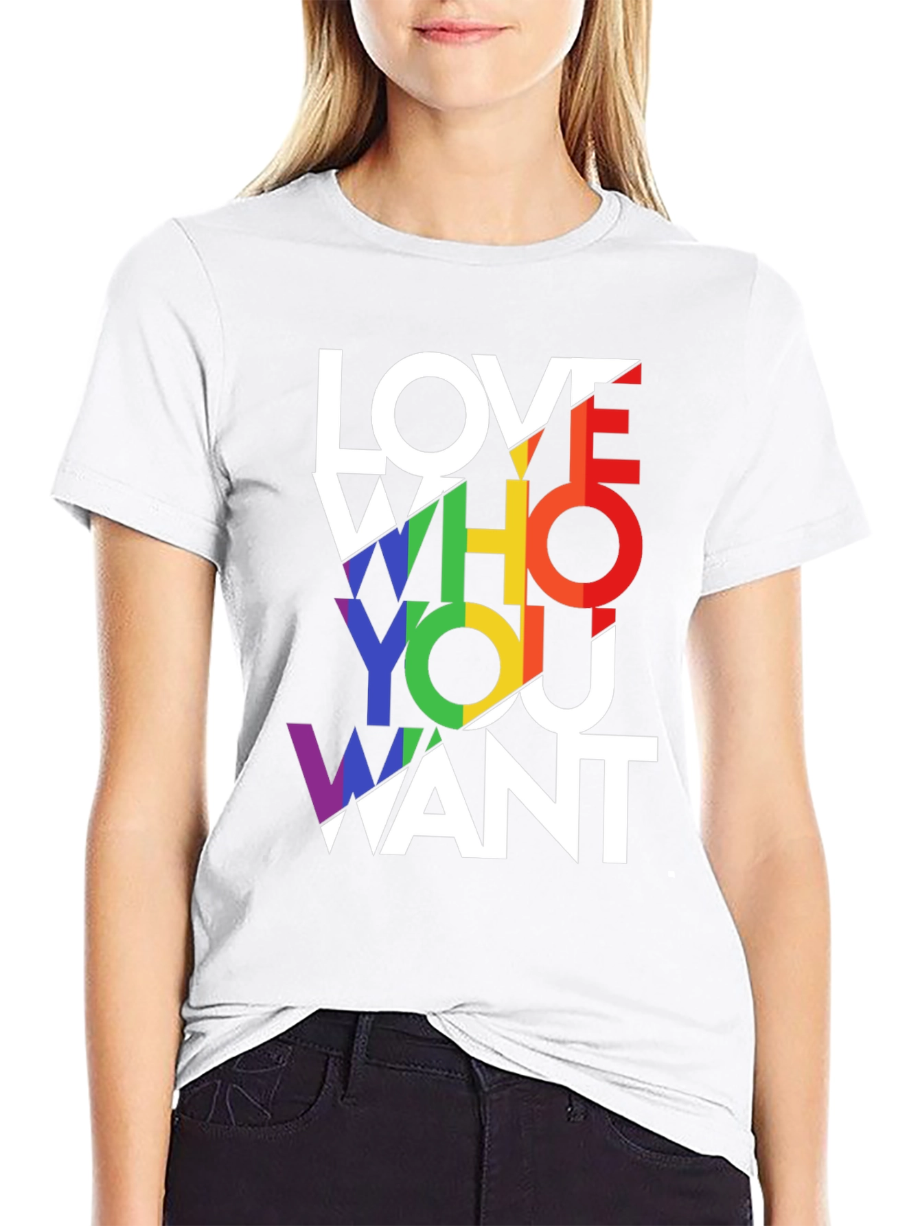 Love Who You Want Graphic T-Shirt