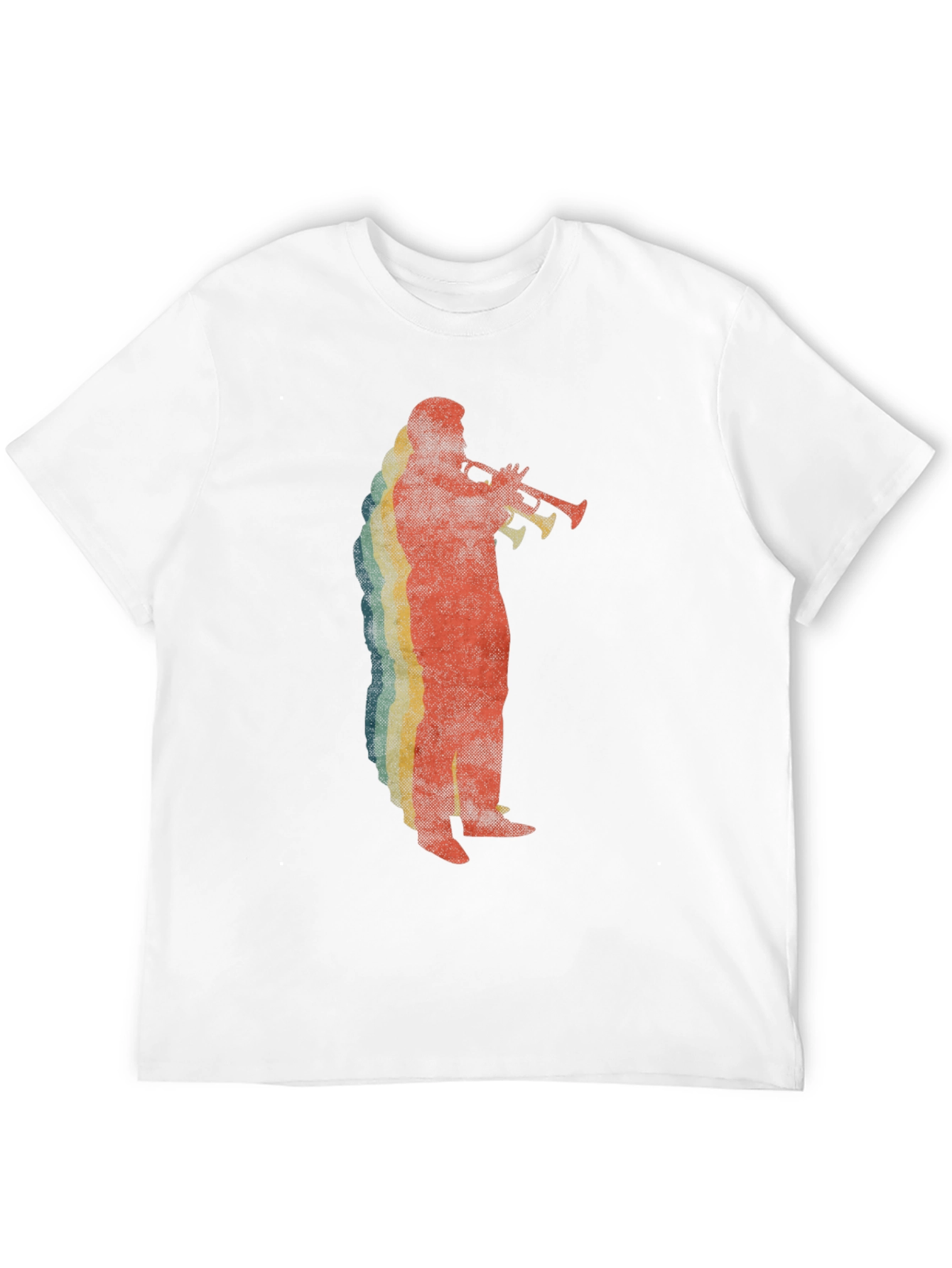 Retro Trumpet Player Graphic Tee