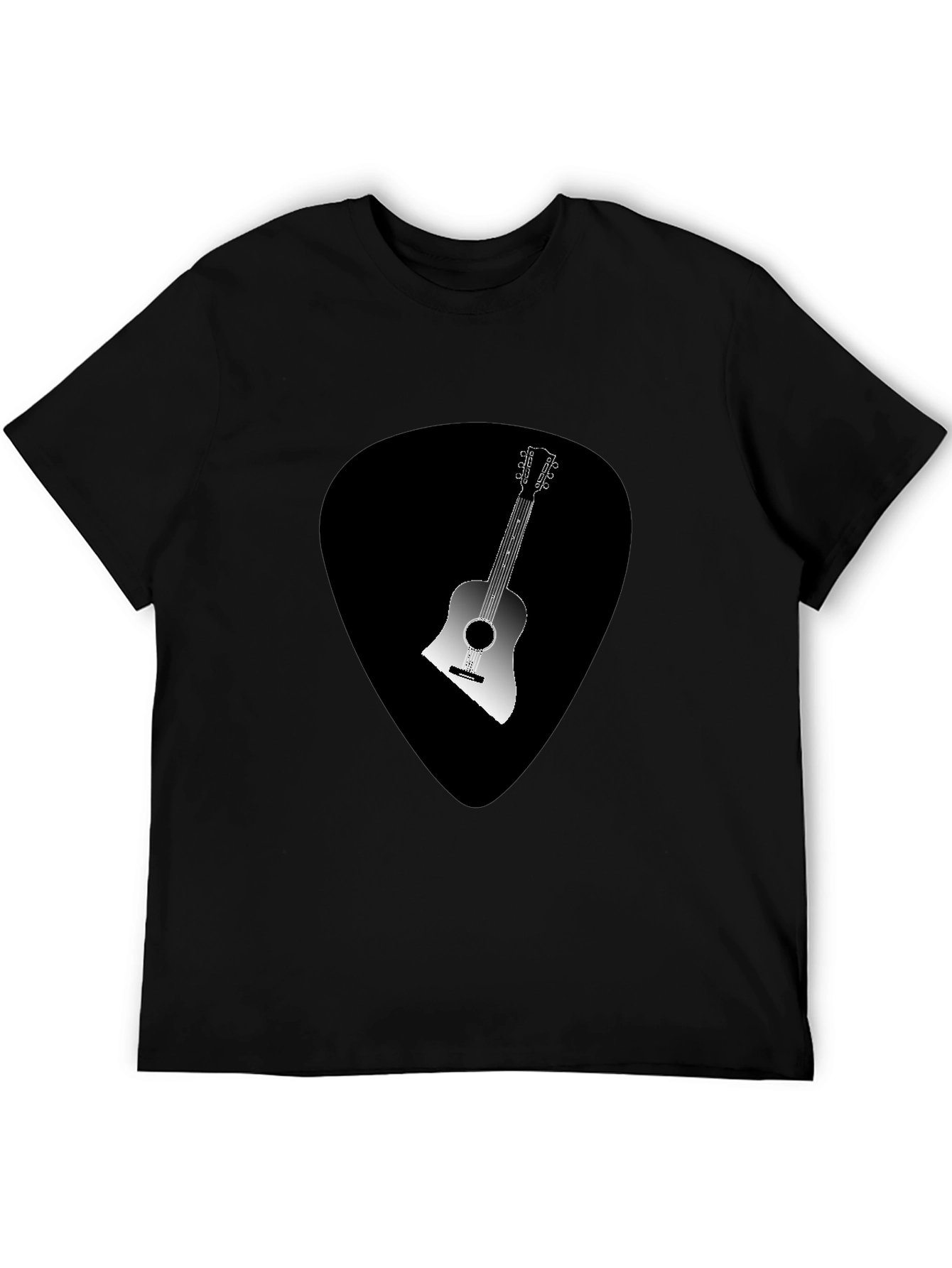 Guitar Pick Graphic Tee - Music Lover T-Shirt