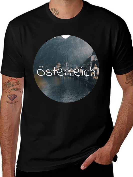 Austria Landscape Graphic T-Shirt