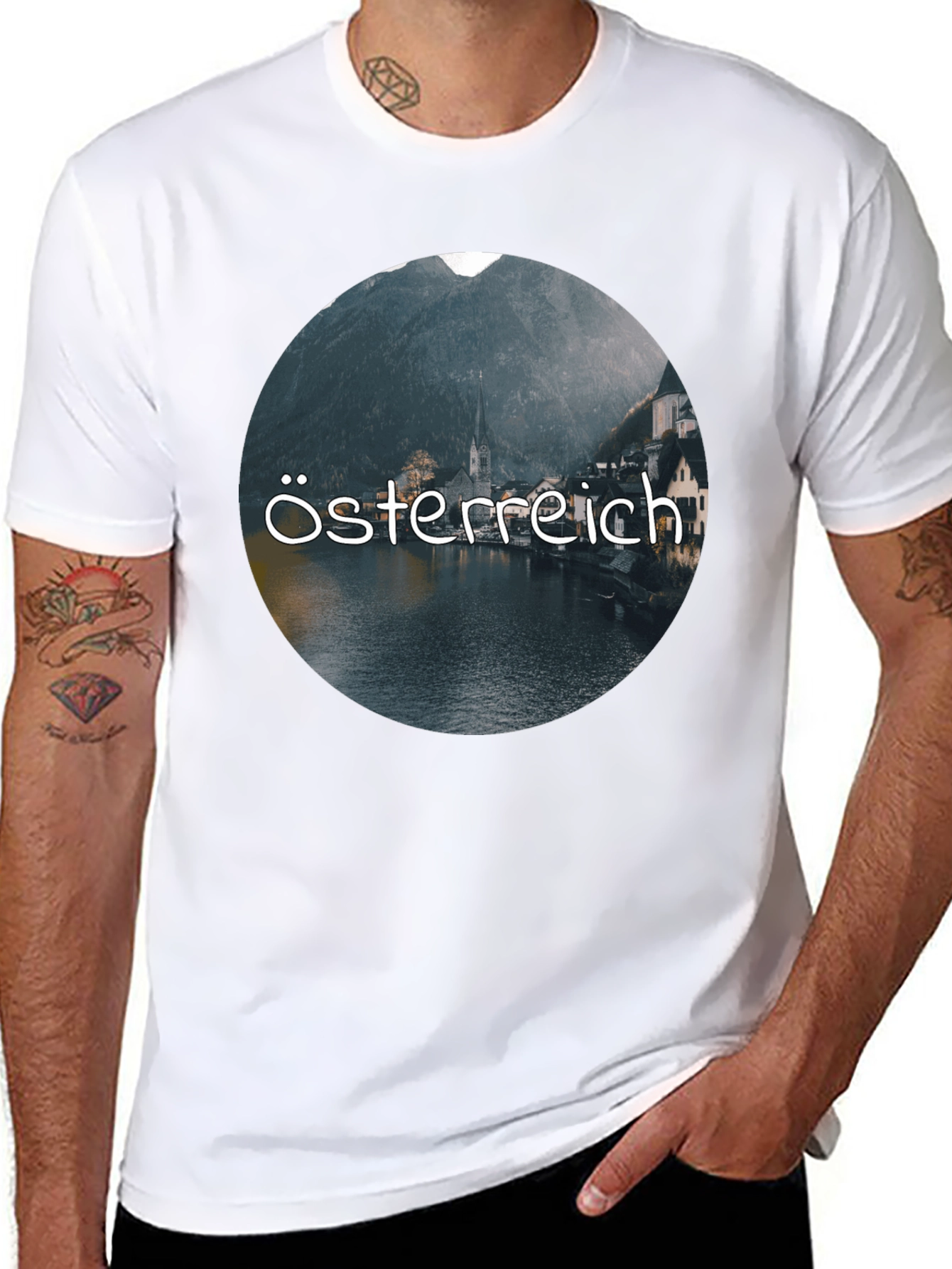 Austria Landscape Graphic T-Shirt