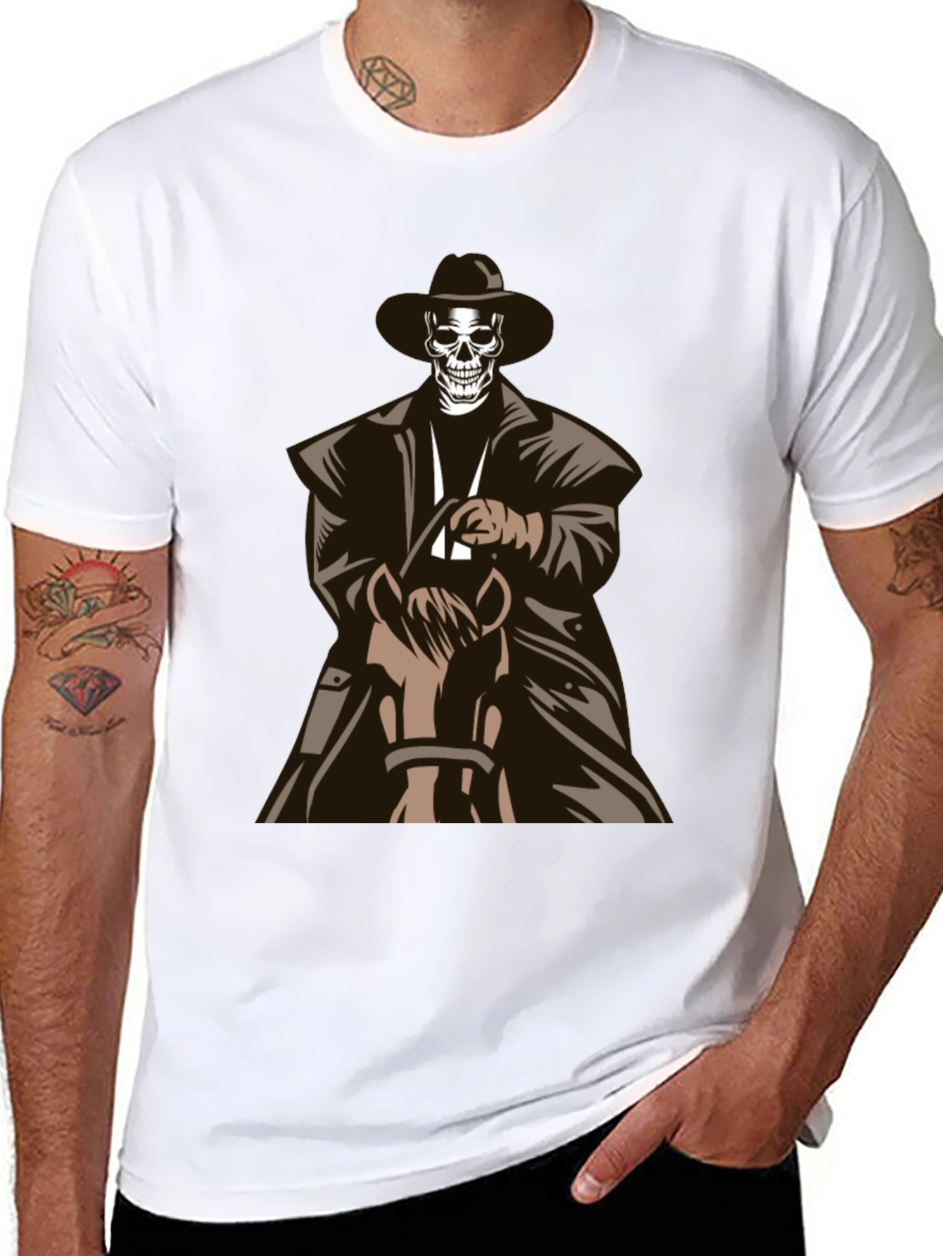 Skeleton Cowboy Graphic Tee