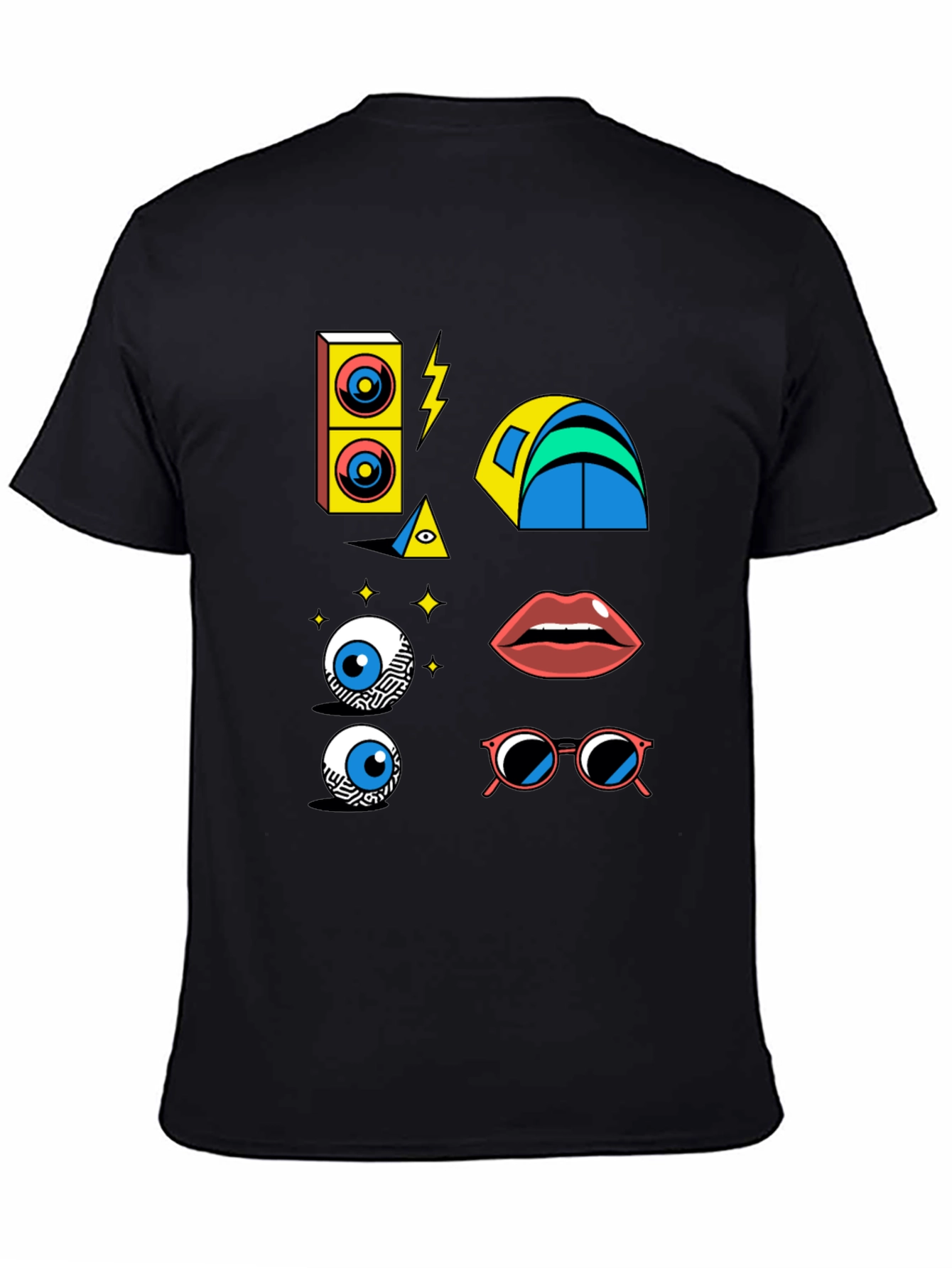 Eclectic Graphic Print T-Shirt