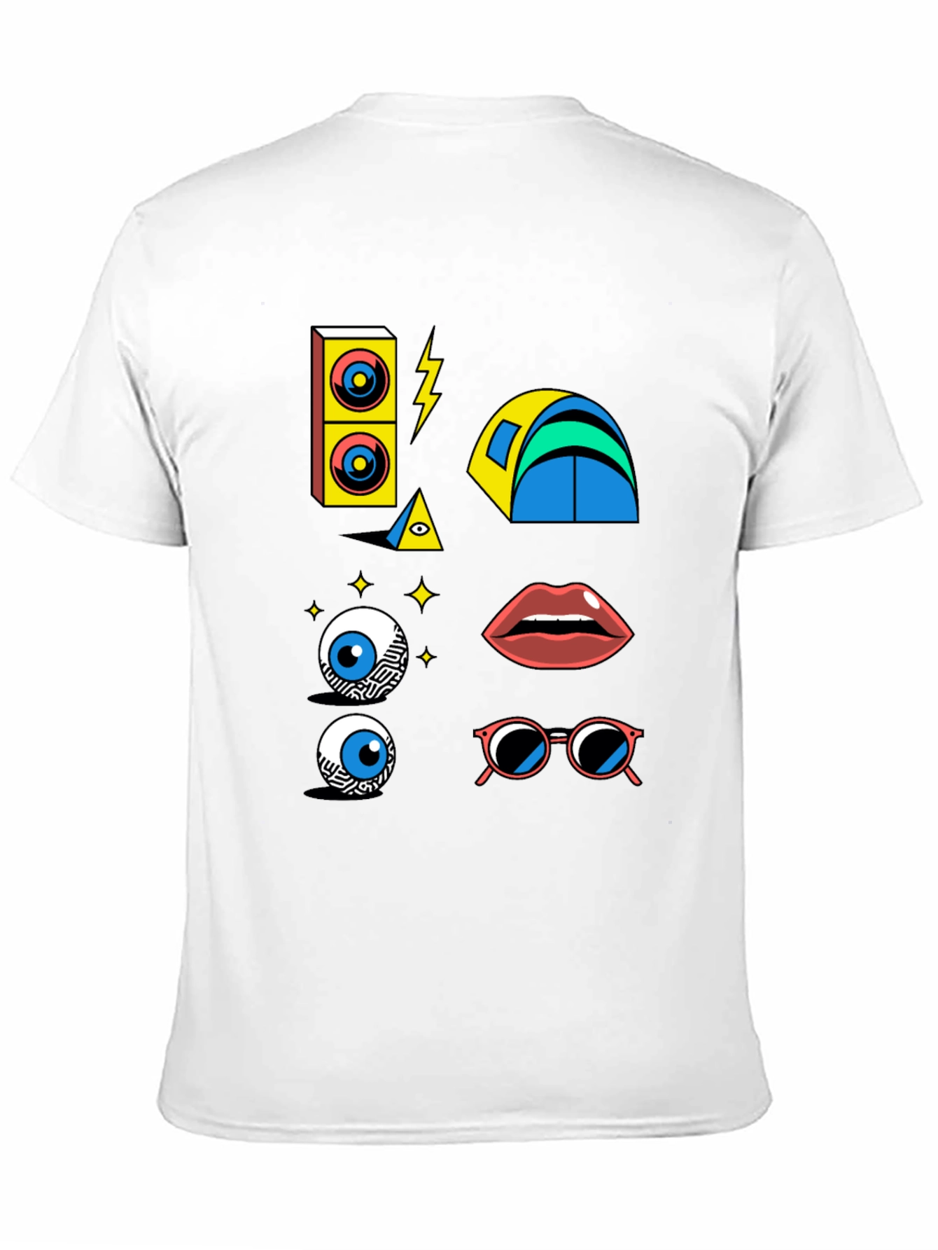Eclectic Graphic Print T-Shirt