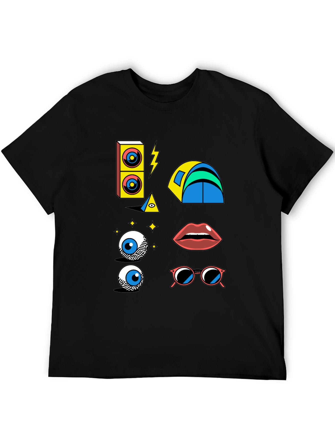 Eclectic Graphic Print T-Shirt