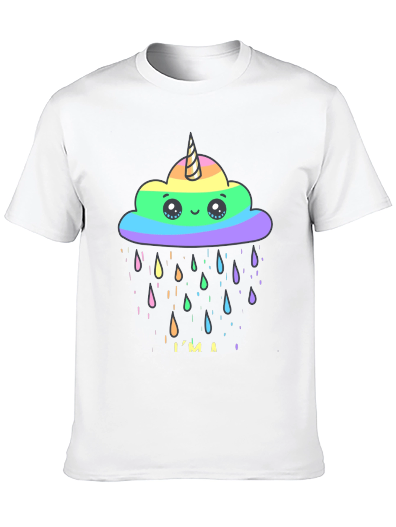Rainbow Unicorn Cloud T-Shirt