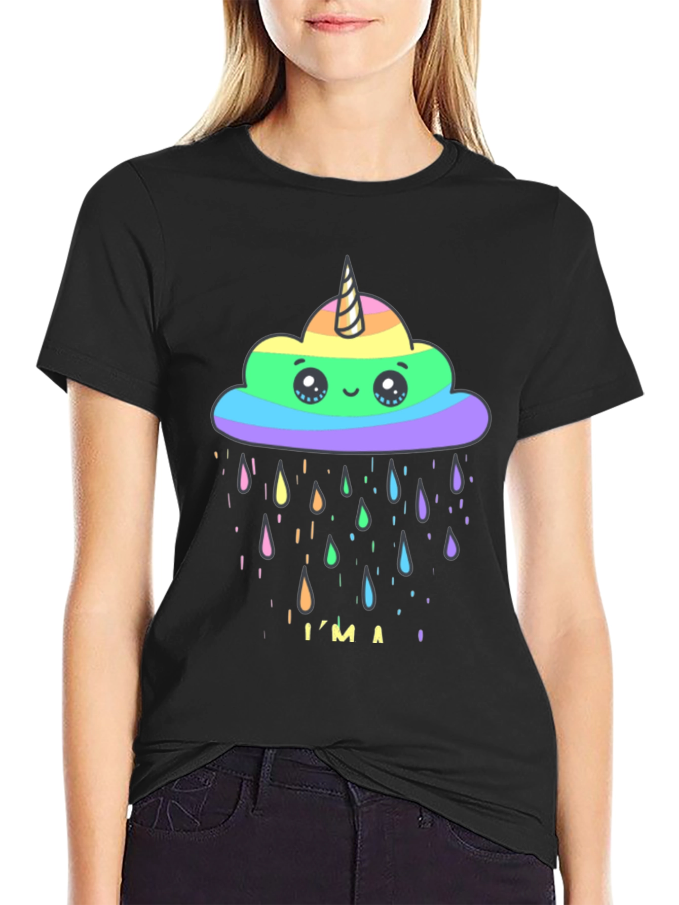 Rainbow Unicorn Cloud T-Shirt