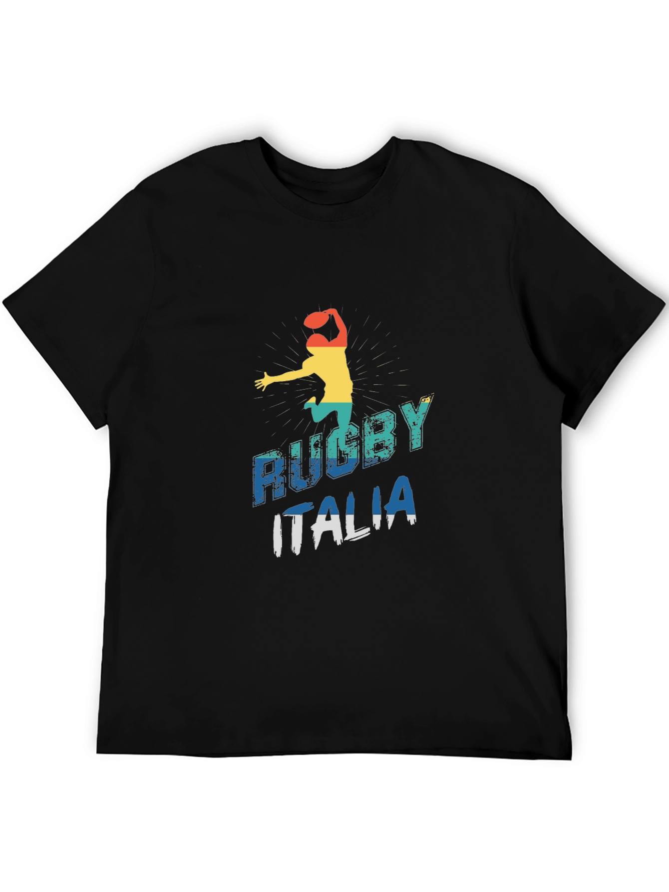 Rugby Italia Graphic Tee - Sporty Mens T-Shirt