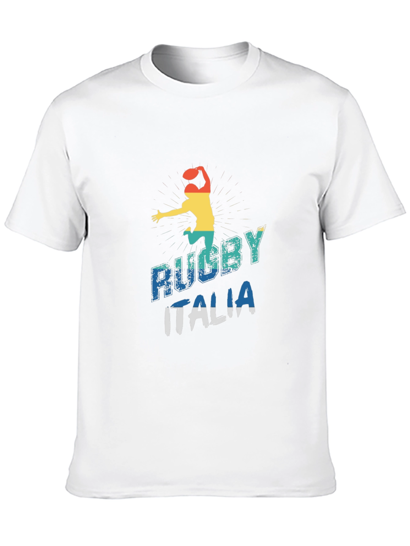 Rugby Italia Graphic Tee - Sporty Mens T-Shirt