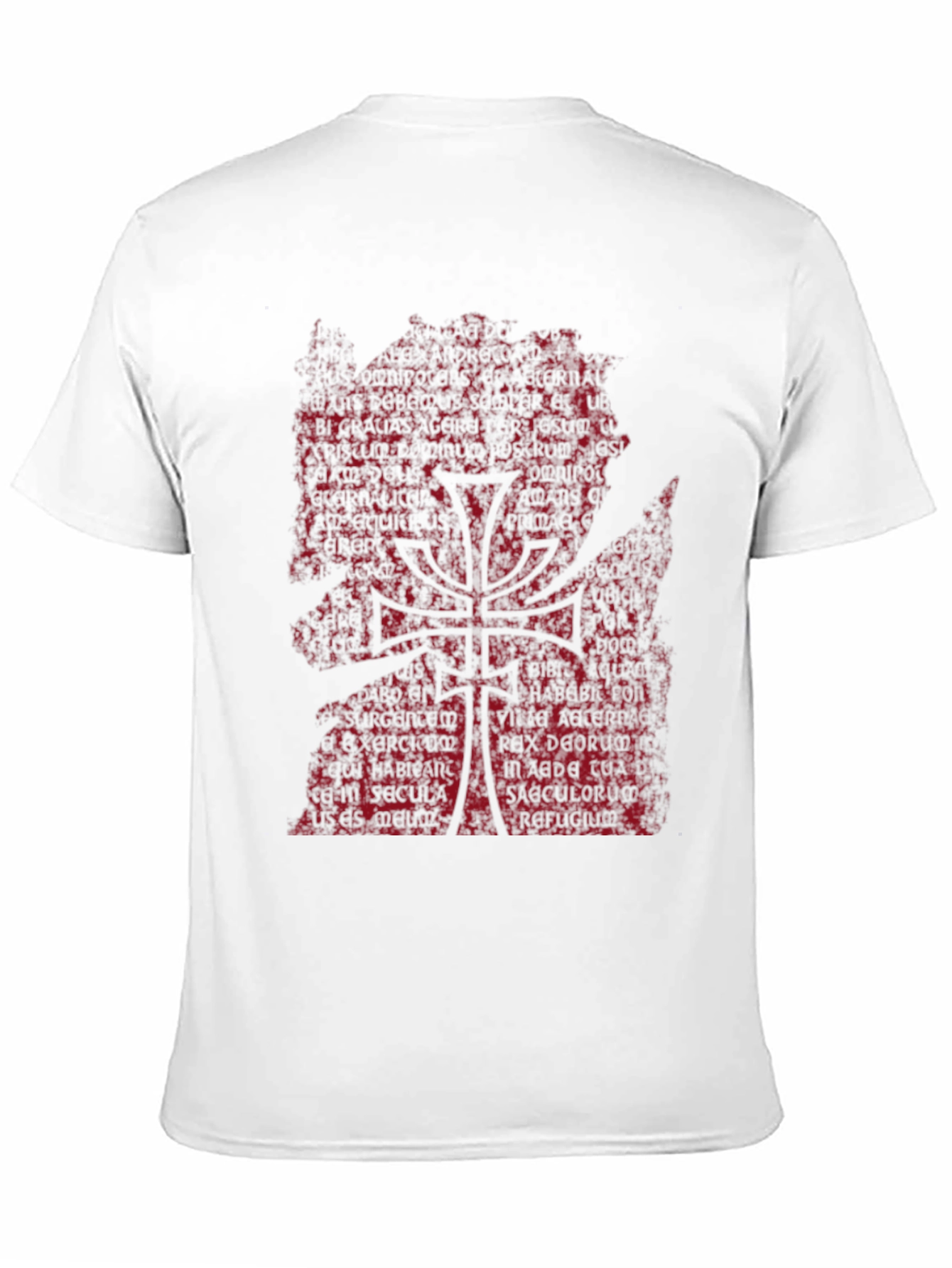 Dark Text Tree Graphic Tee - Black