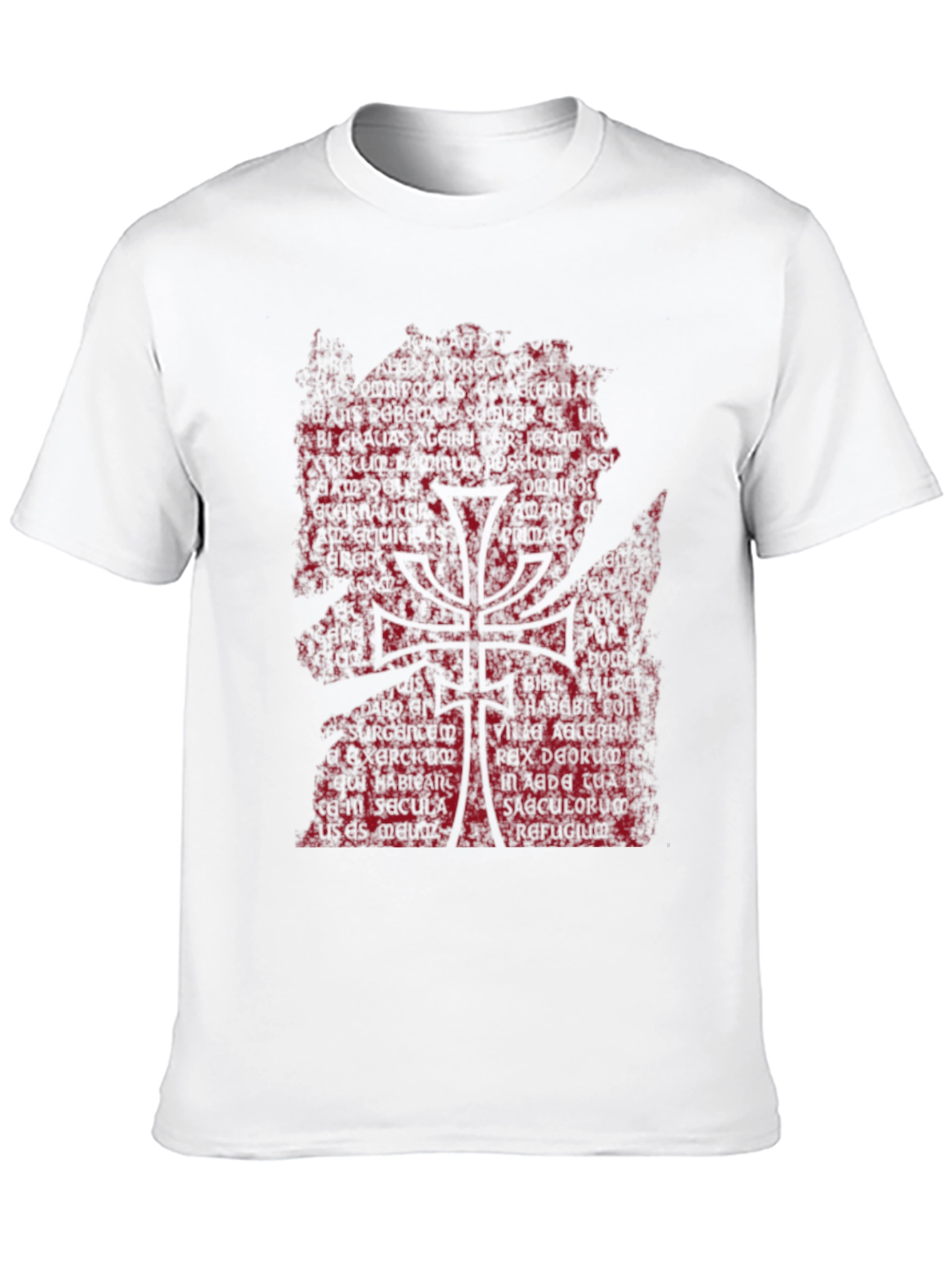 Dark Text Tree Graphic Tee - Black
