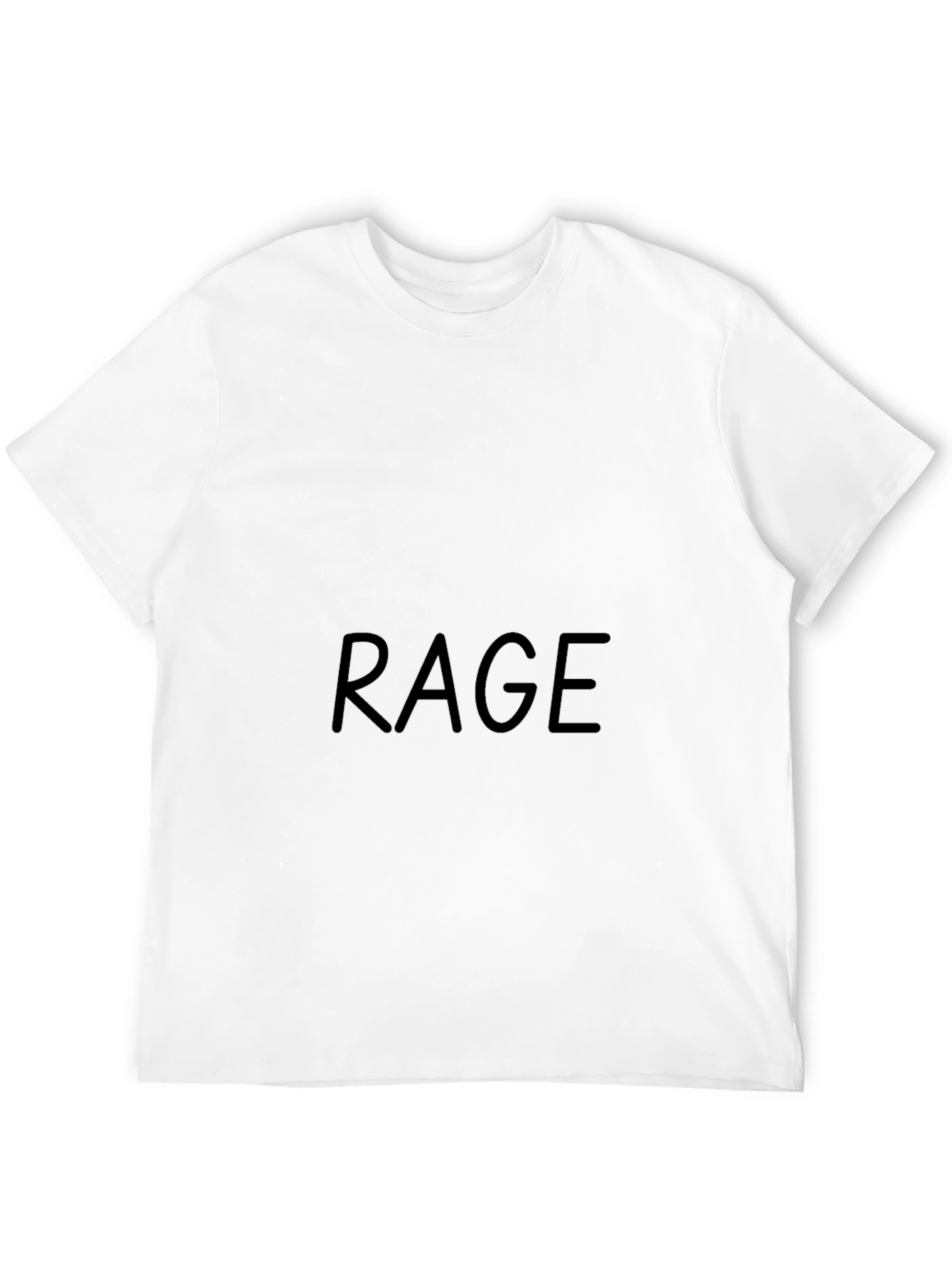 Rage Graphic Black T-Shirt - Cool Casual Wear