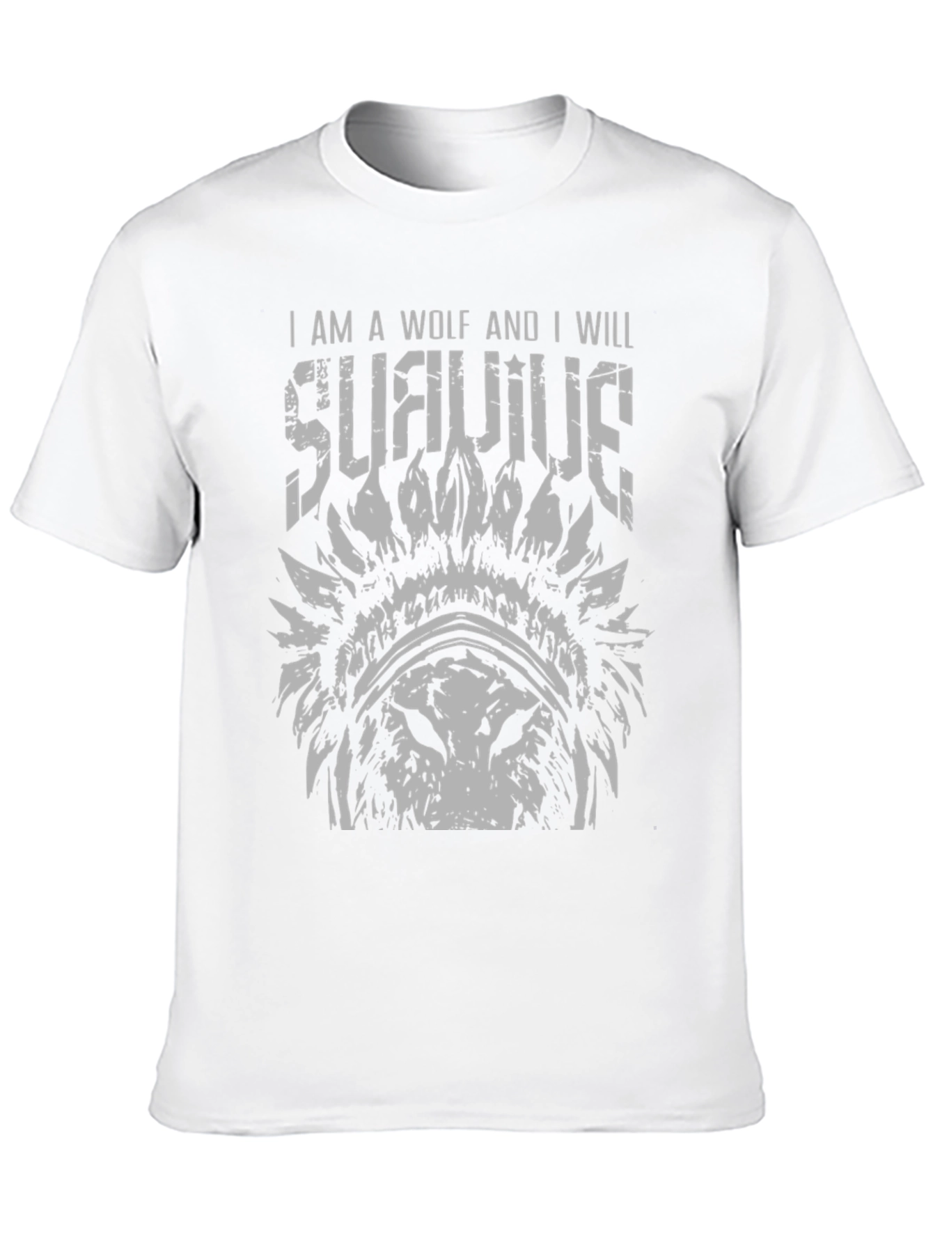 I Am A Wolf T-Shirt - Survive Graphic Tee