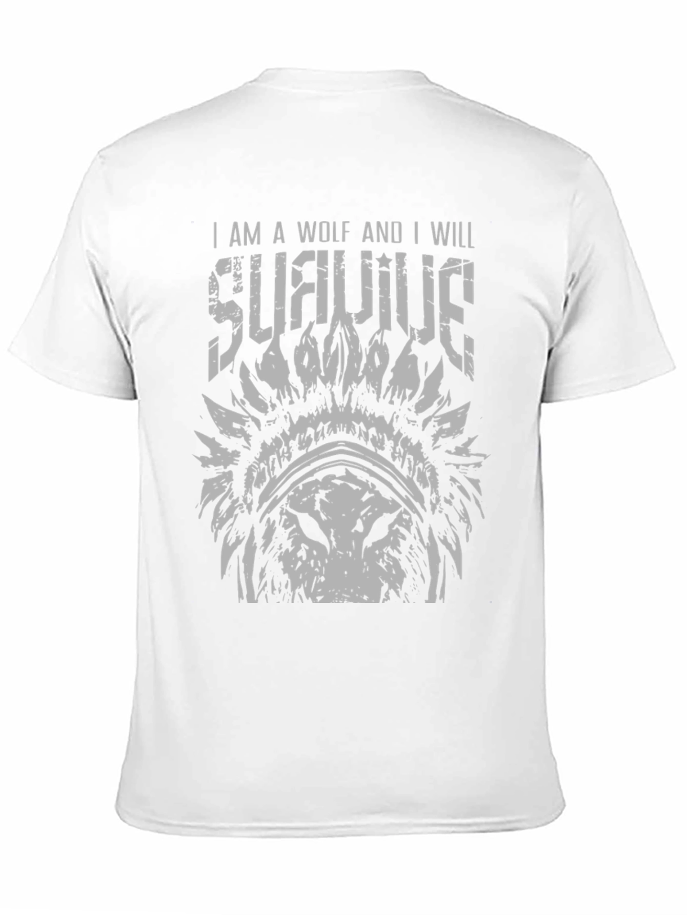 I Am A Wolf T-Shirt - Survive Graphic Tee