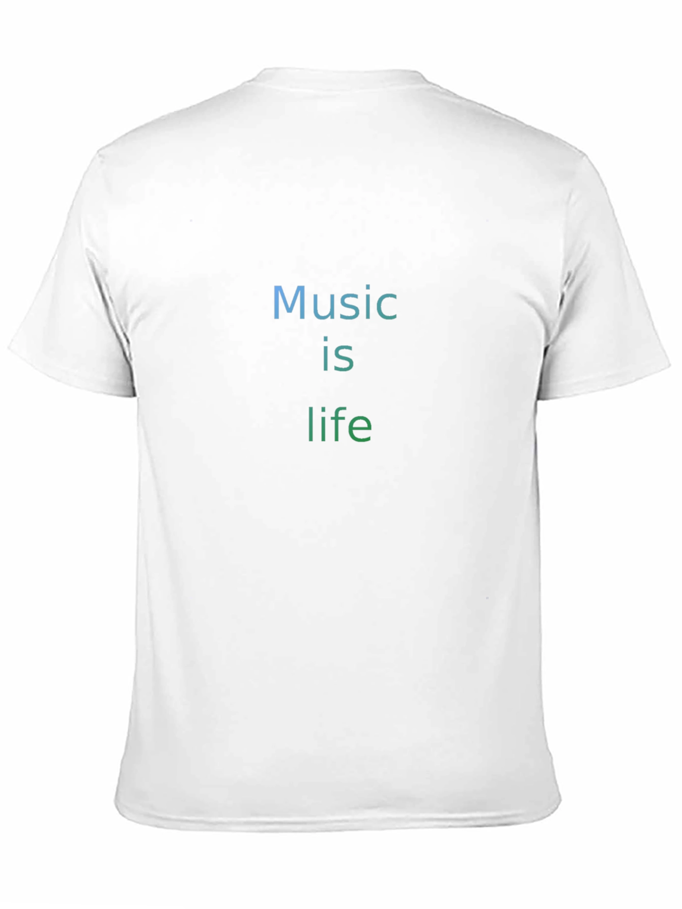 Music is Life Black T-Shirt