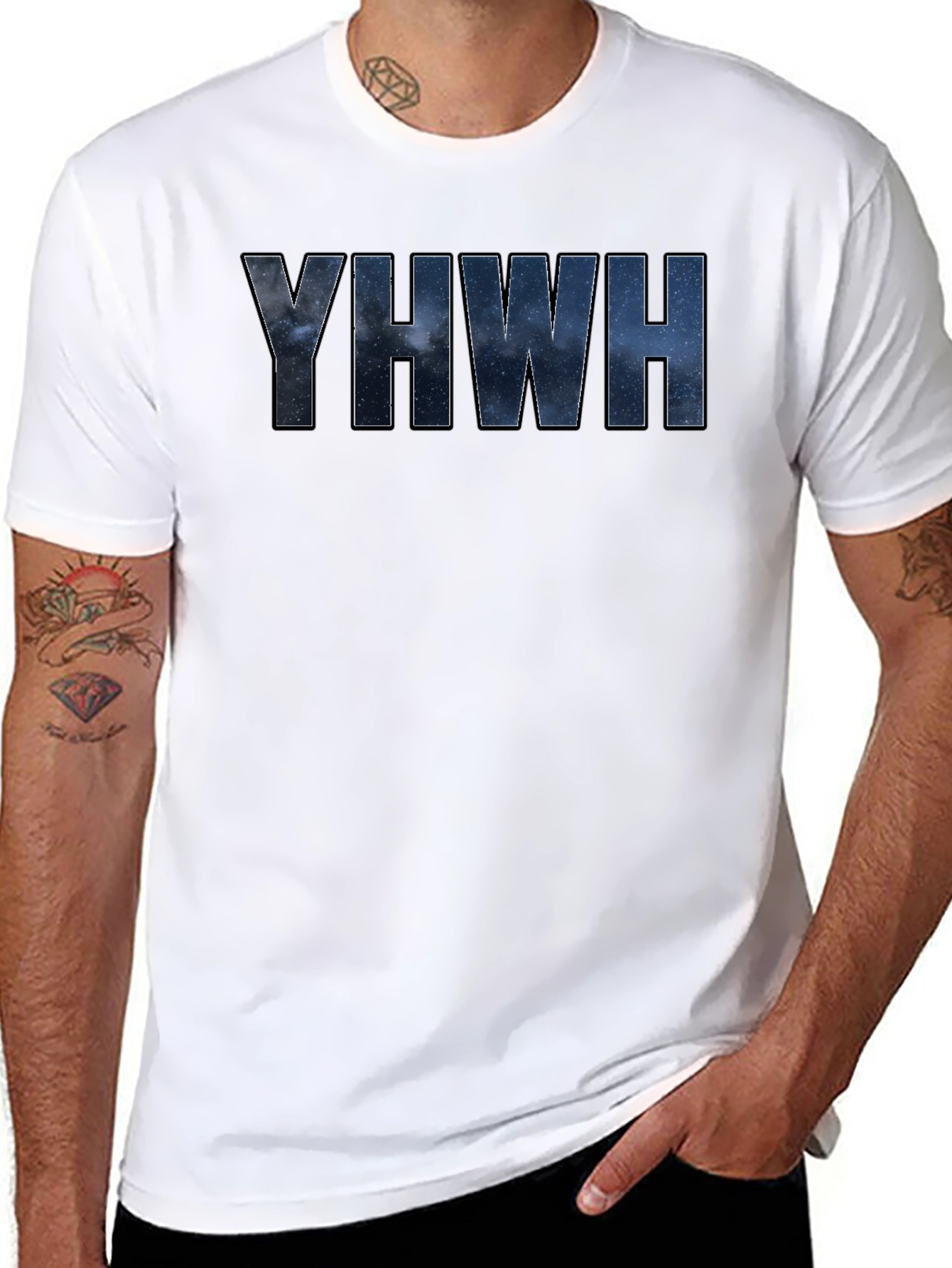 Yhwh T-Shirt - Space Design