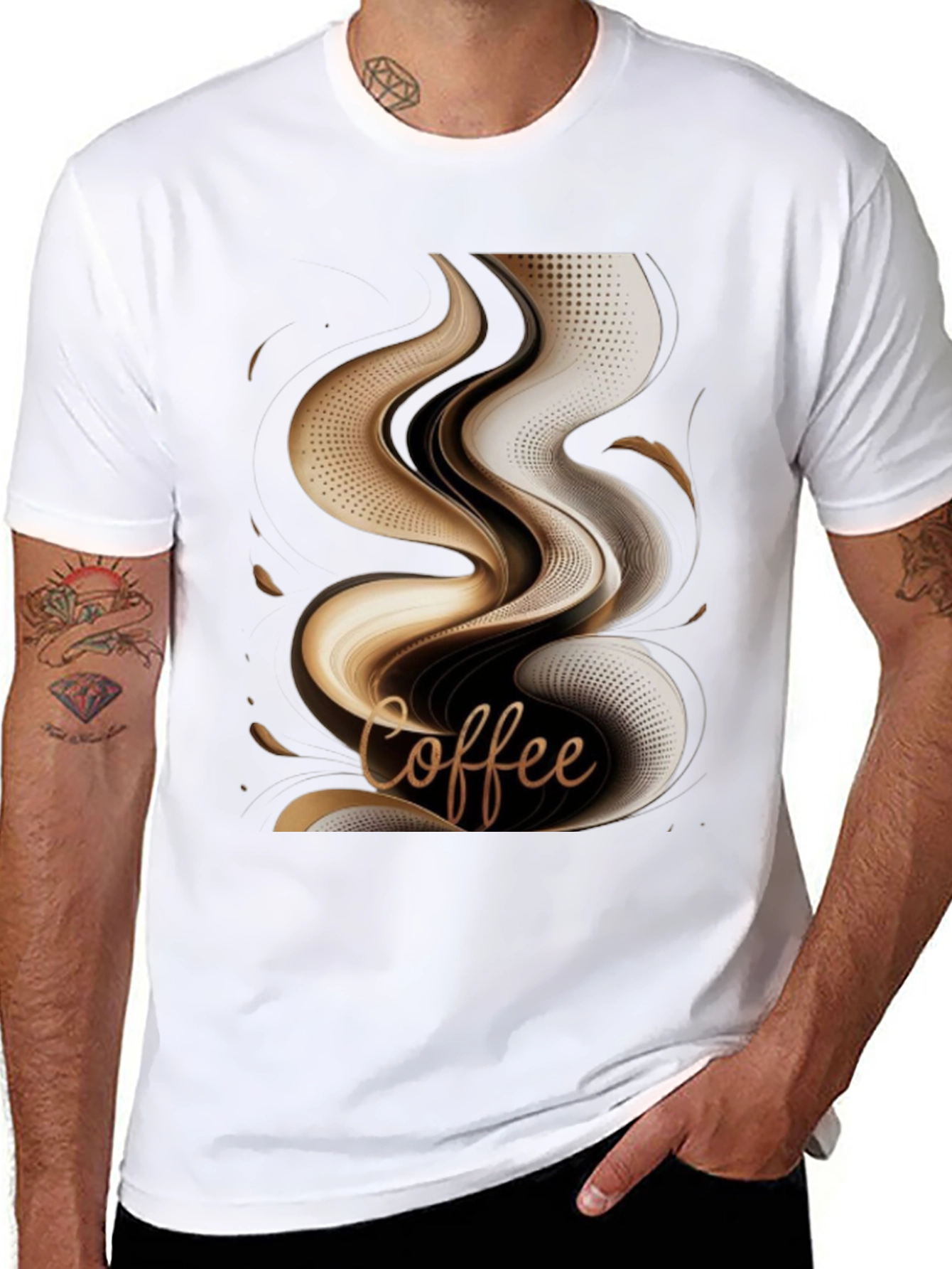 Coffee Lovers Graphic Tee - Stylish Black T-Shirt