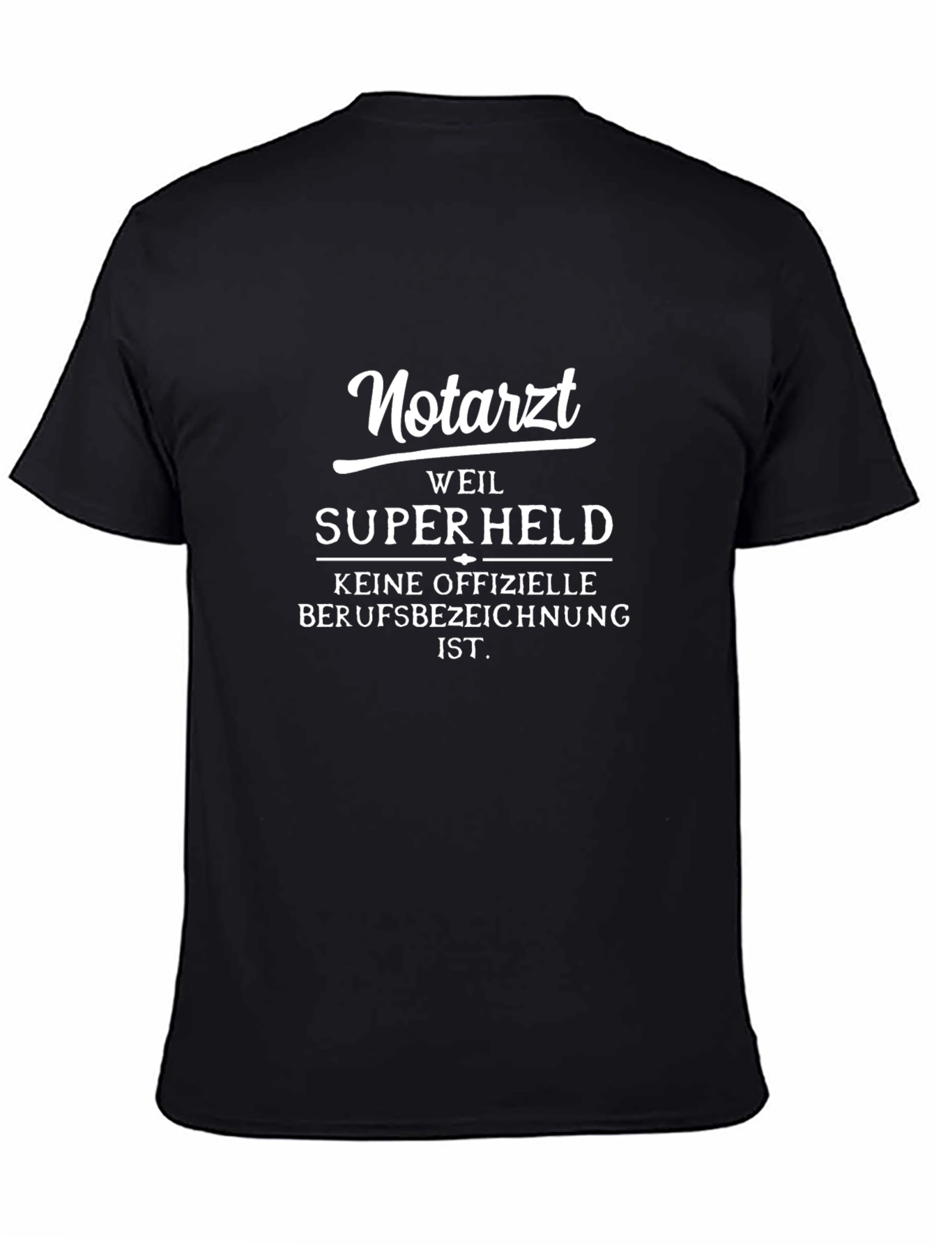 Notarzt Superheld T-Shirt - Emergency Doctor Hero Tee