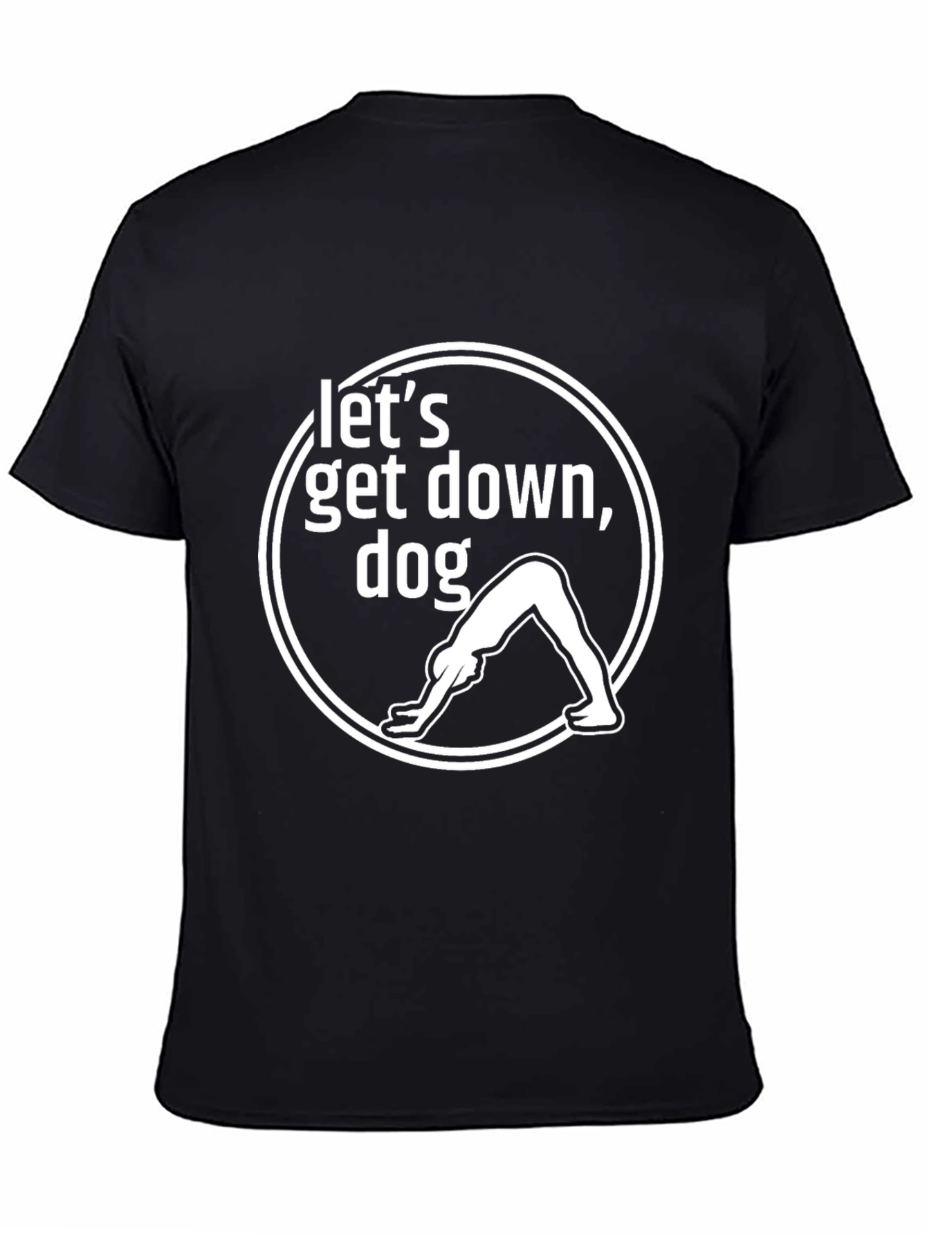 Yoga Dog Graphic Tee - Lets Get Down