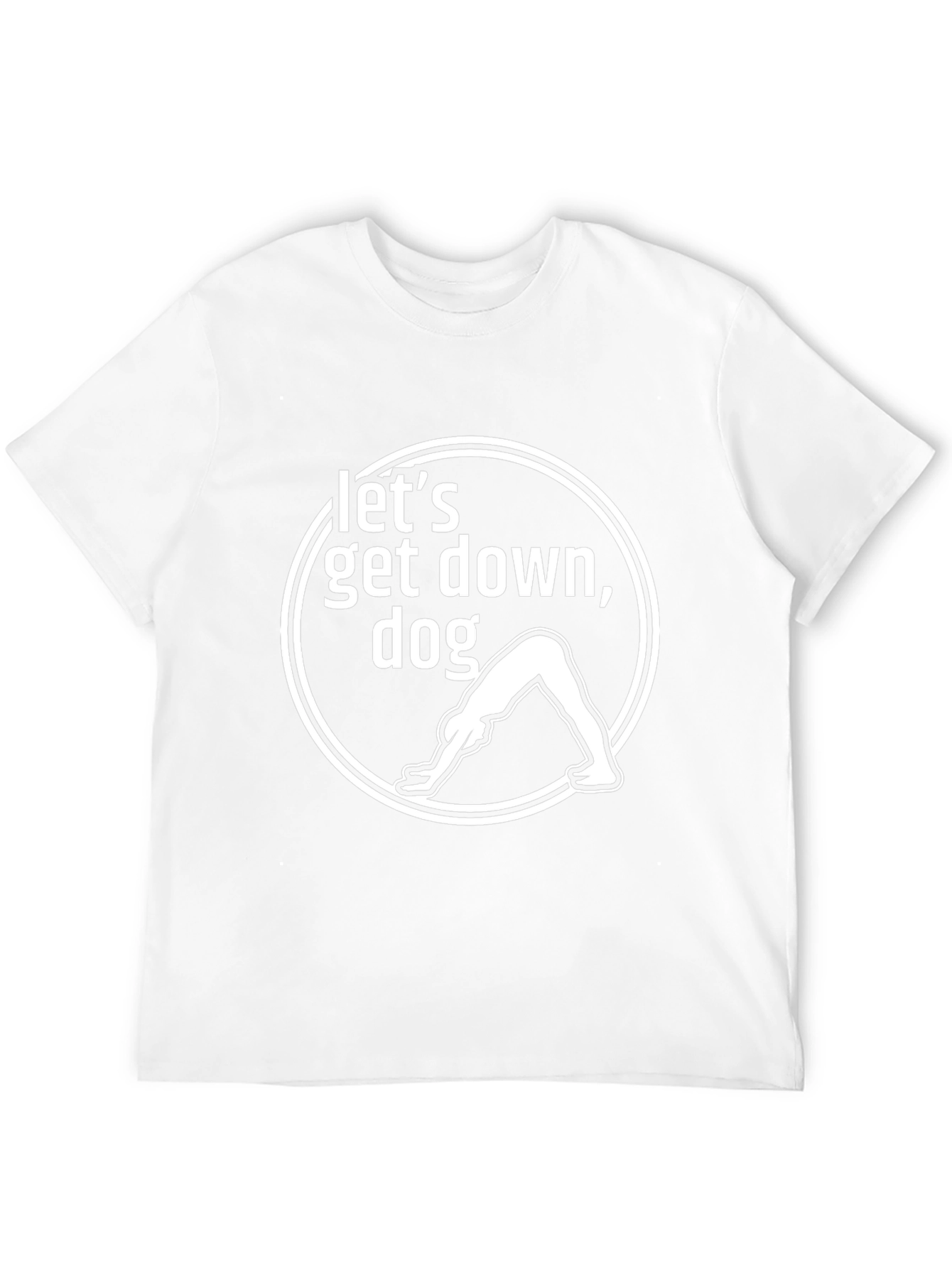 Yoga Dog Graphic Tee - Lets Get Down