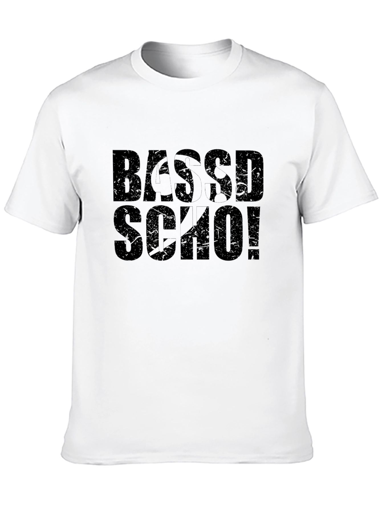 Bassd Sch0! Graphic Black T-Shirt