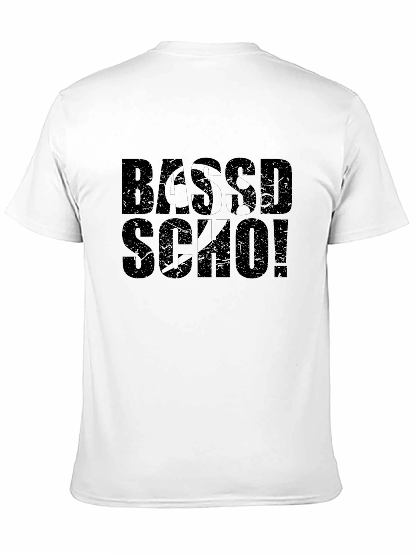 Bassd Sch0! Graphic Black T-Shirt