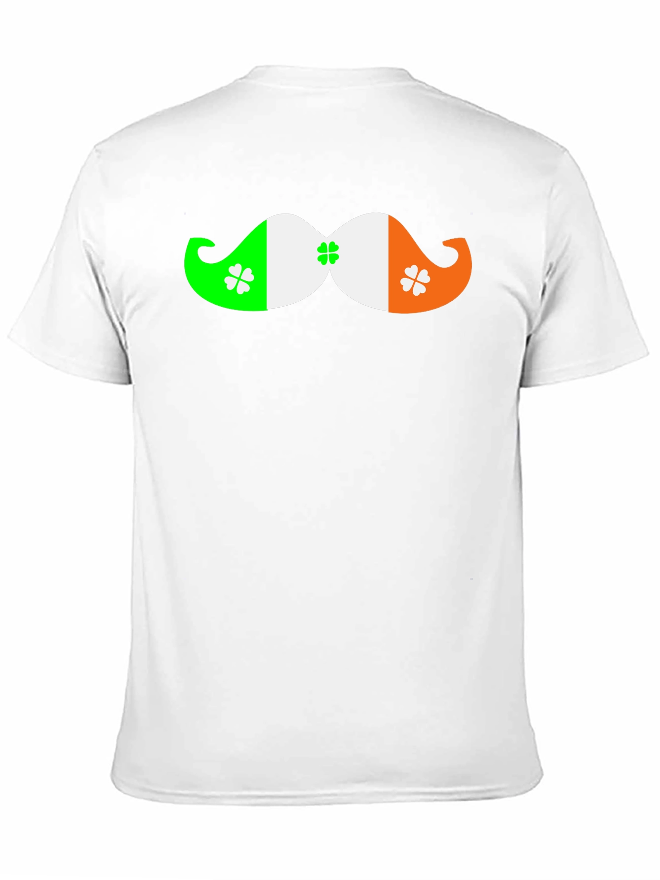St. Patricks Day Irish Flag Mustache T-Shirt