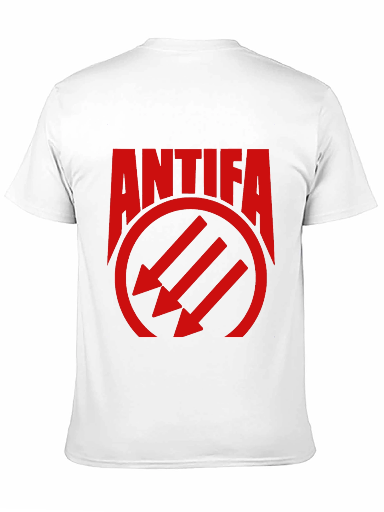 Antifa Symbol Graphic T-Shirt - Black Tee
