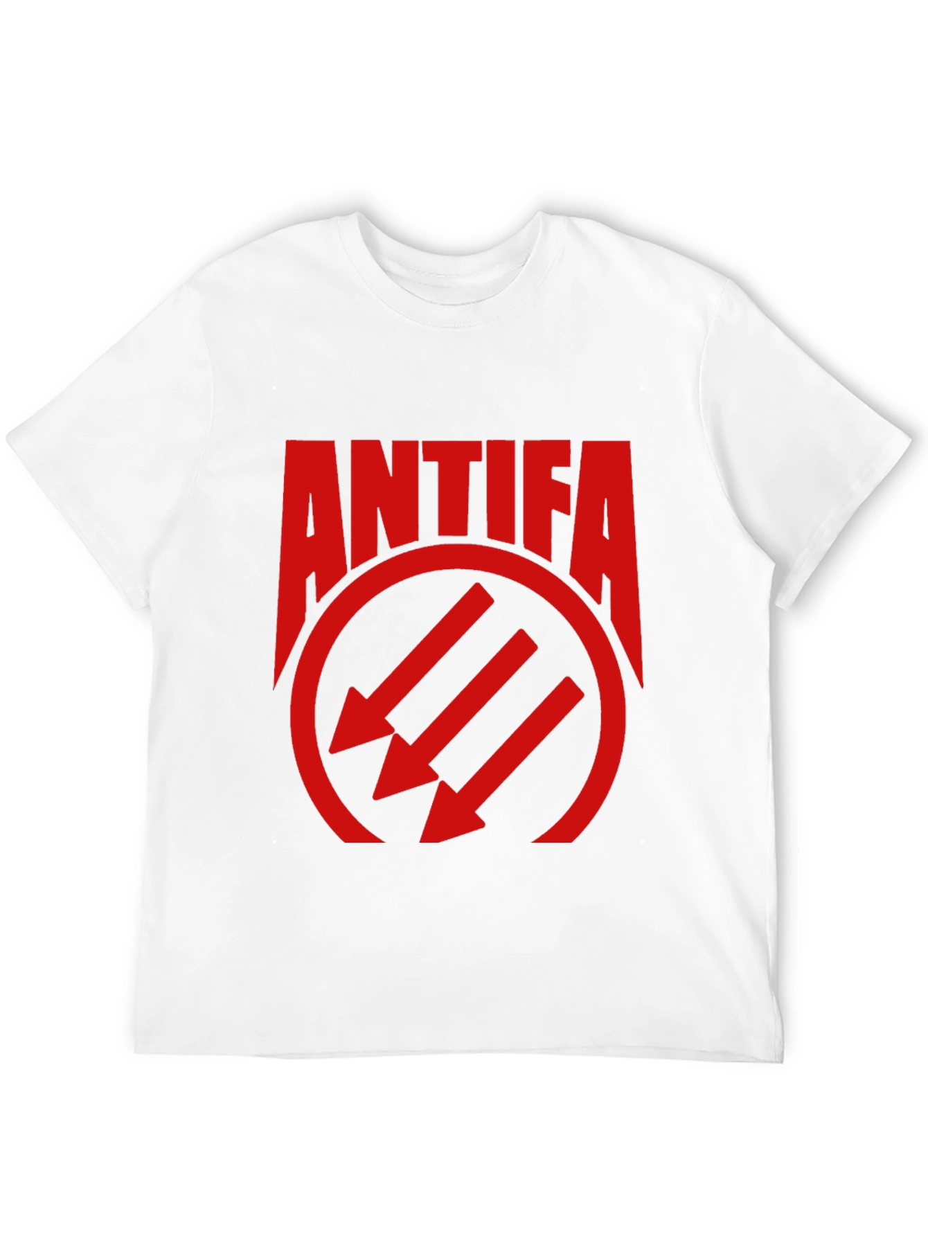 Antifa Symbol Graphic T-Shirt - Black Tee