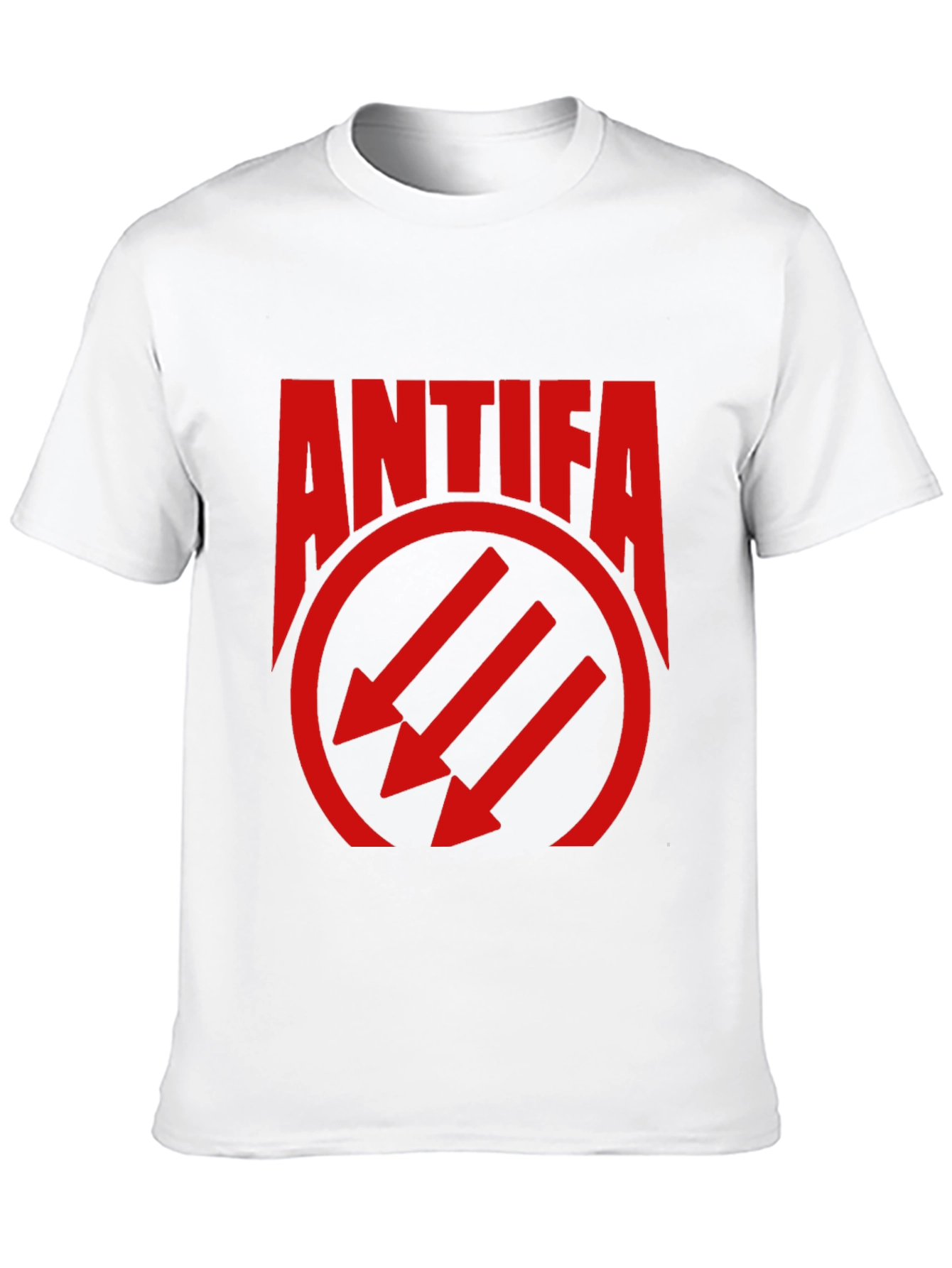 Antifa Symbol Graphic T-Shirt - Black Tee
