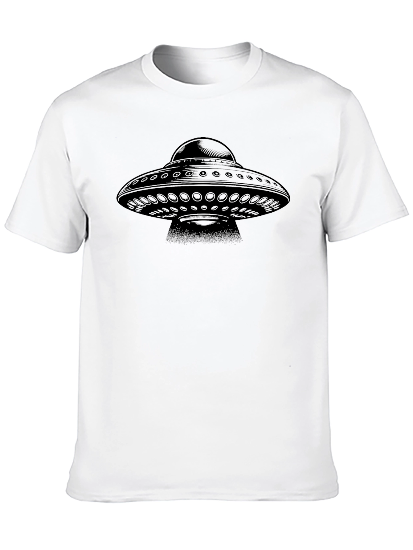 UFO Graphic Tee - Mens Black T-Shirt