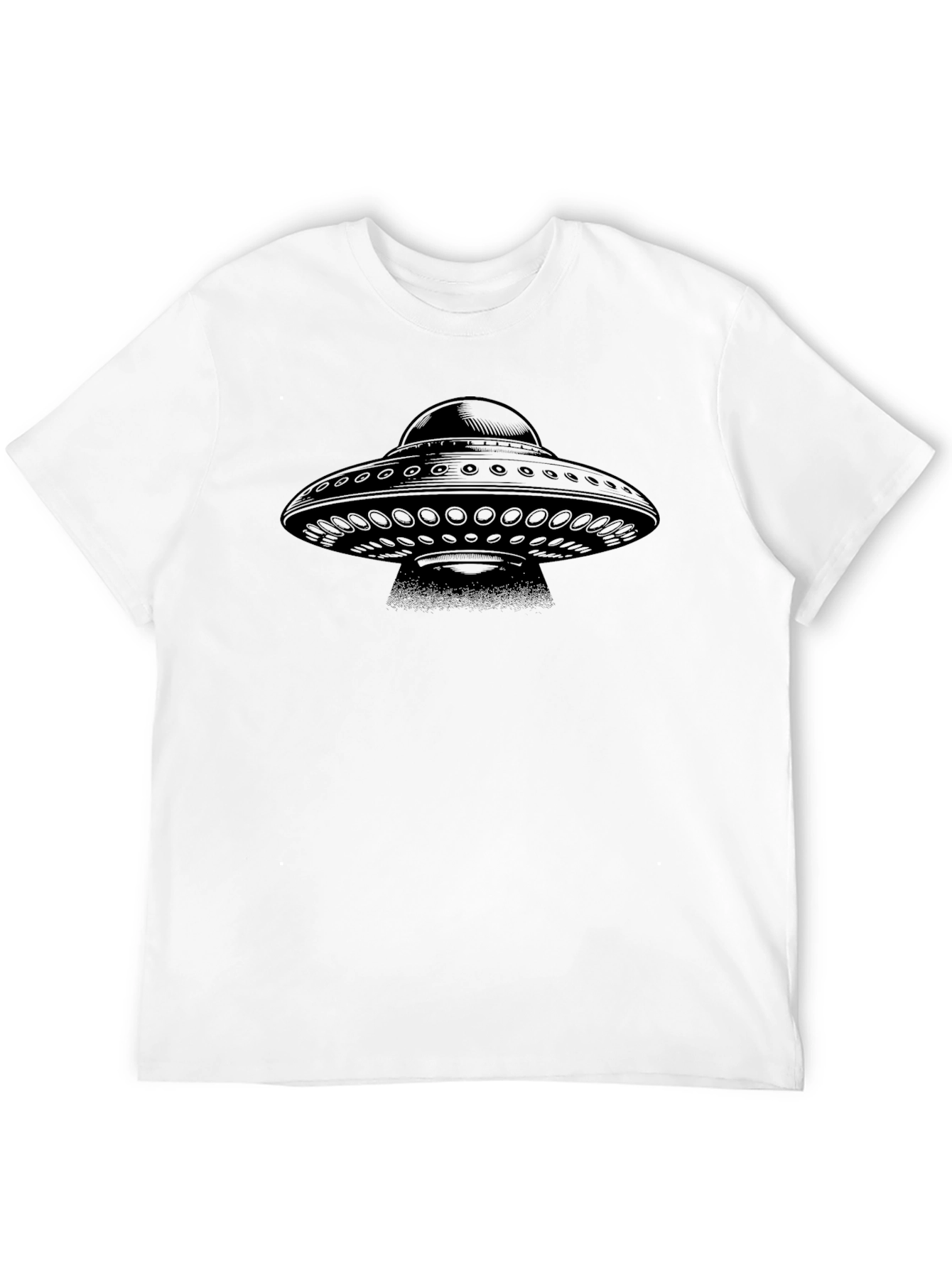 UFO Graphic Tee - Mens Black T-Shirt