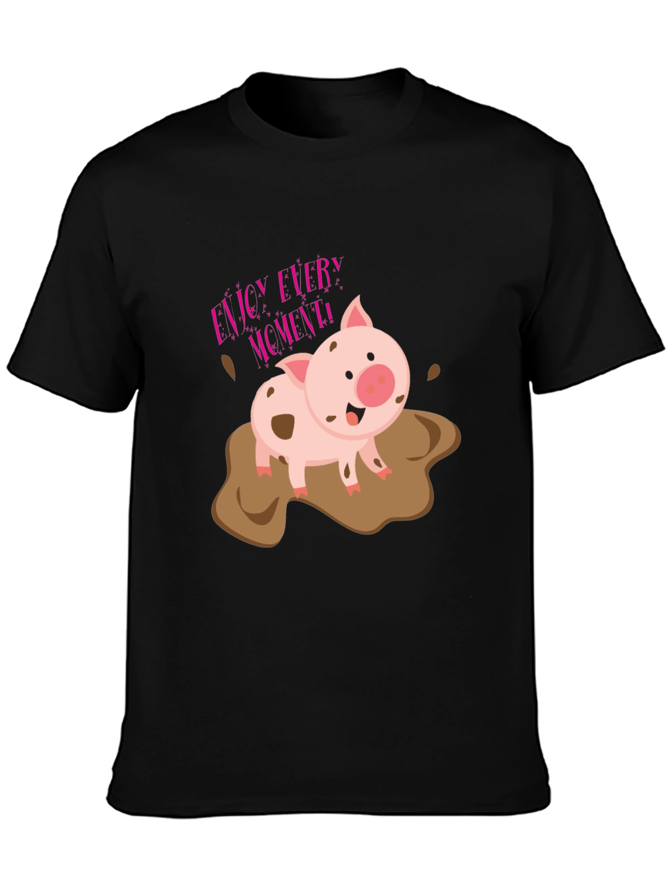 Enjoy Every Moment Pig T-Shirt