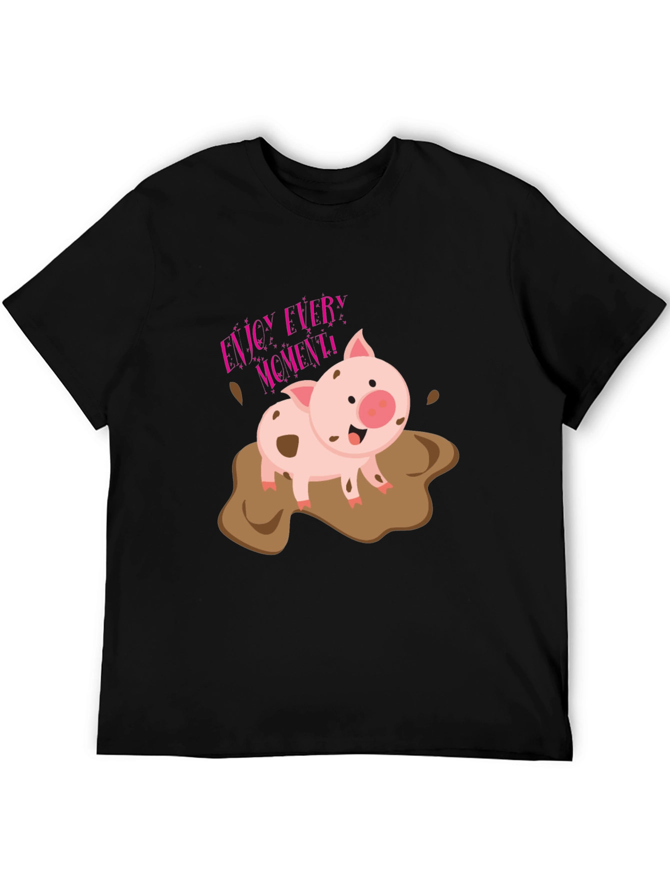 Enjoy Every Moment Pig T-Shirt