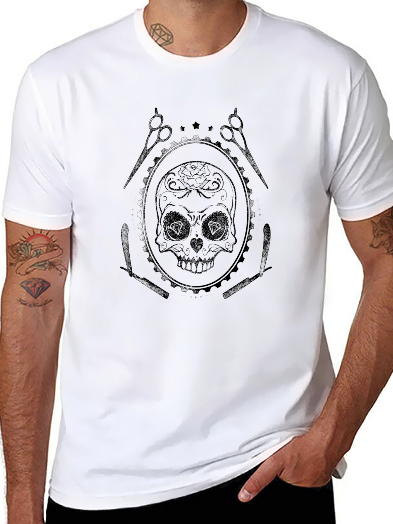 Skull Barber T-Shirt