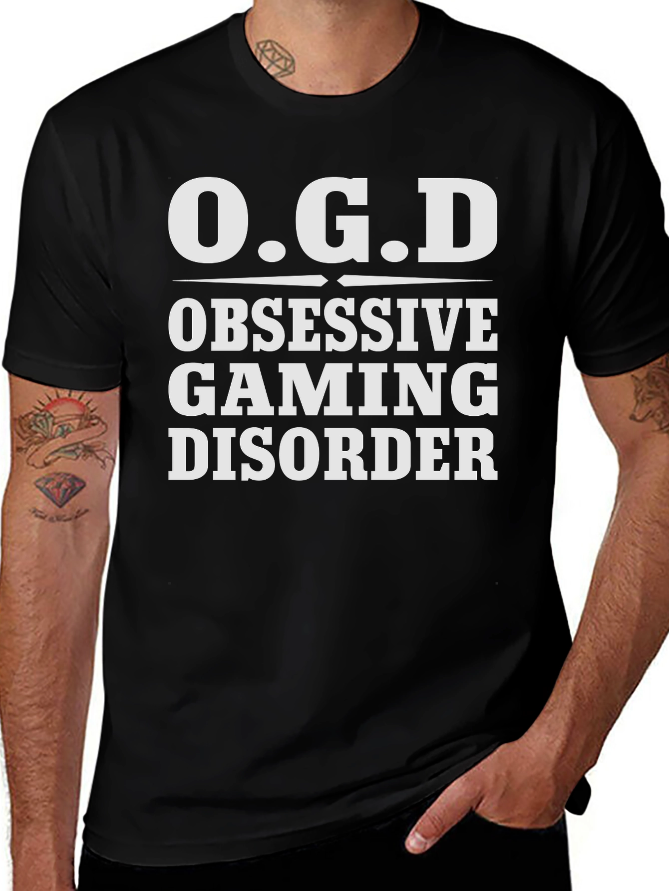 OGD Obsessive Gaming Disorder Graphic Tee - Black
