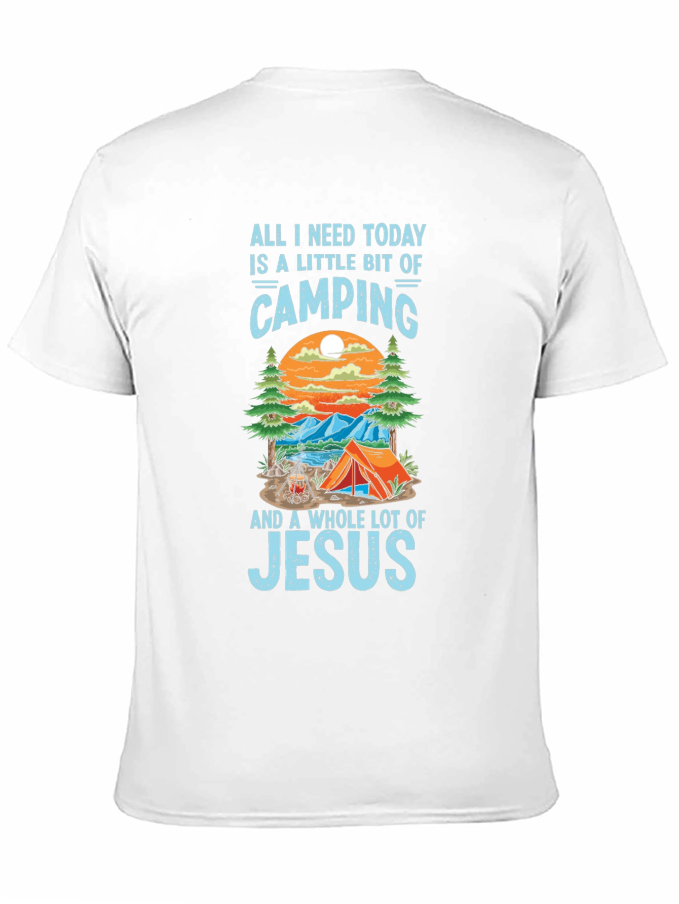 Camping and Jesus T-Shirt