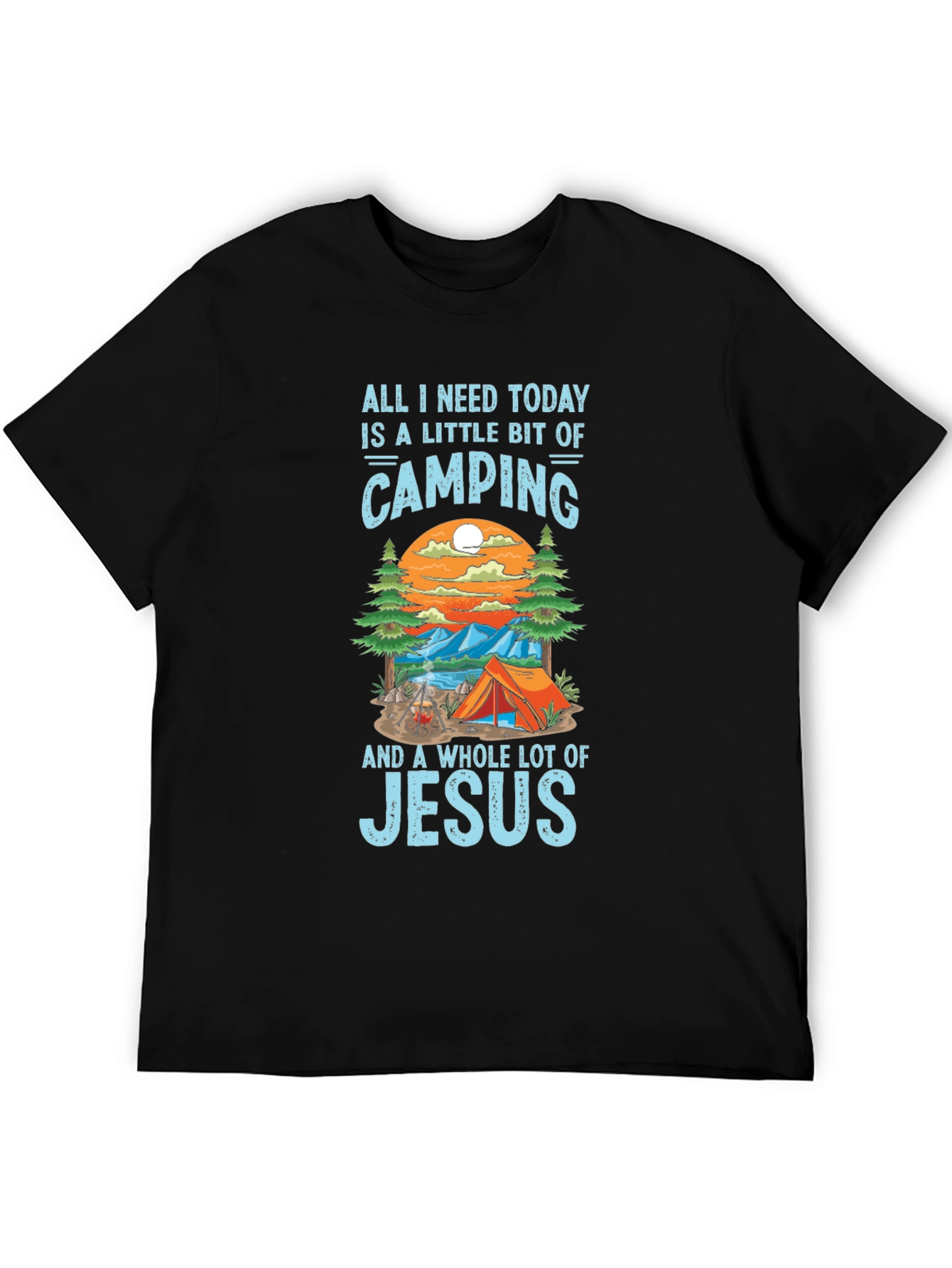 Camping and Jesus T-Shirt