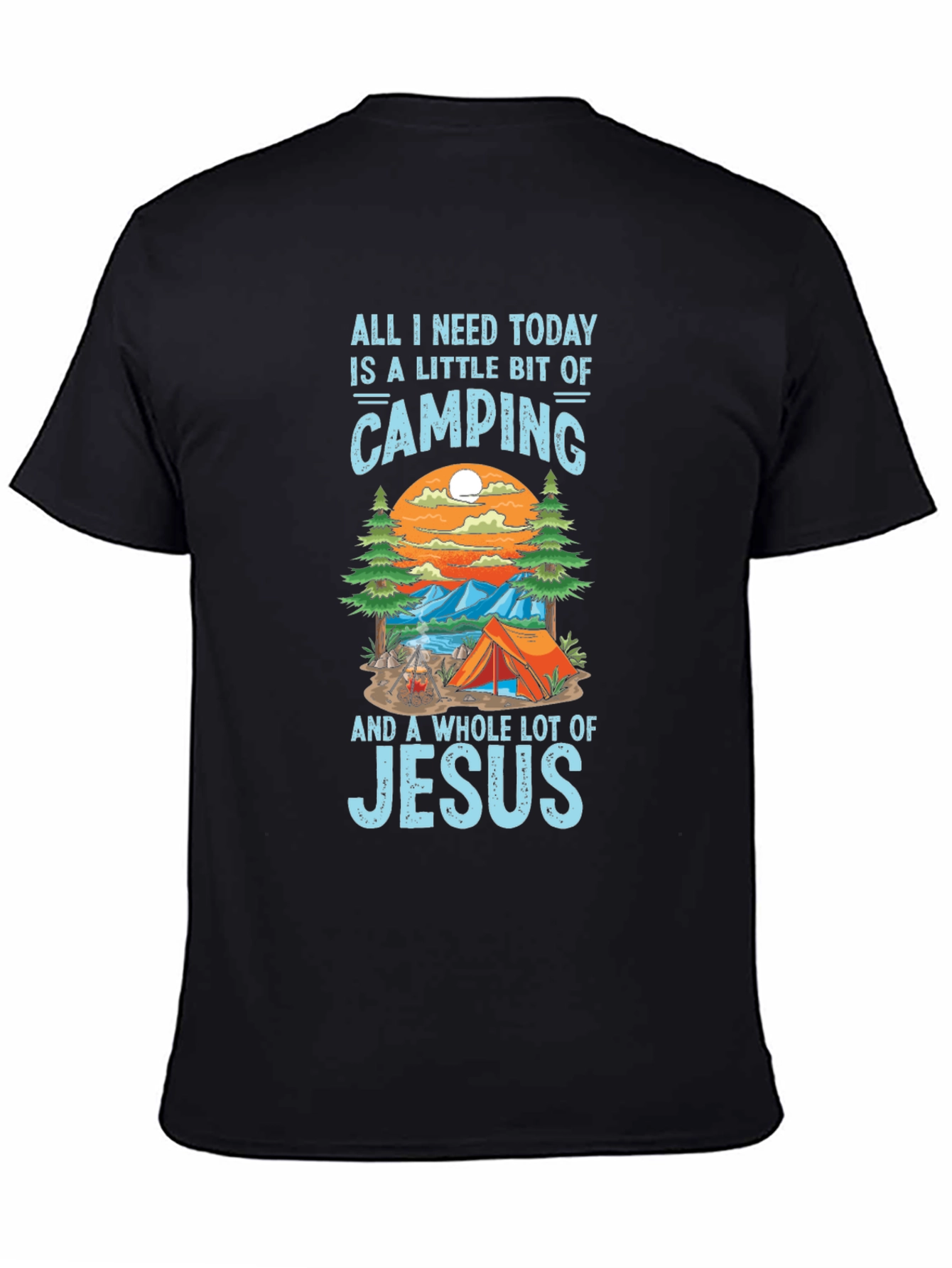 Camping and Jesus T-Shirt