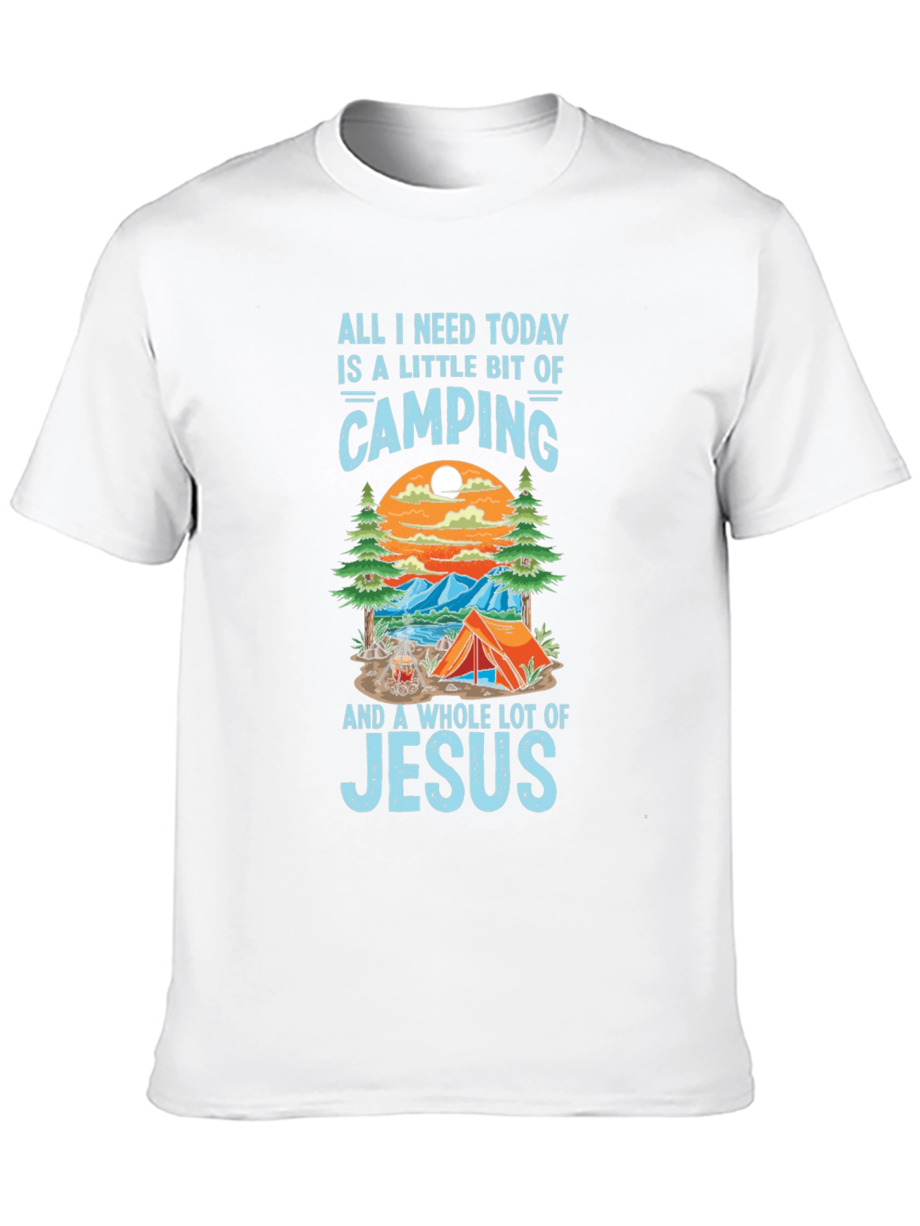 Camping and Jesus T-Shirt