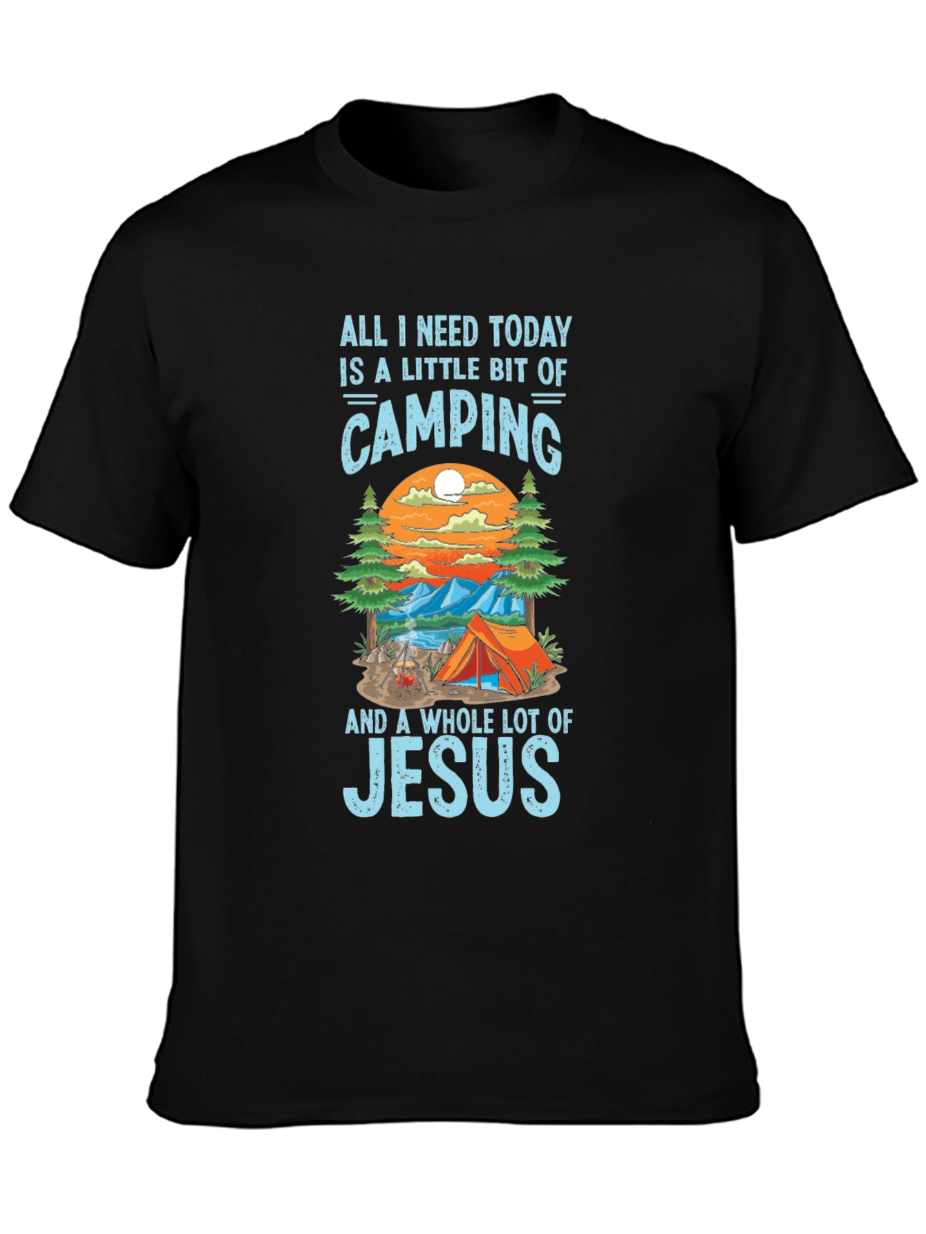 Camping and Jesus T-Shirt