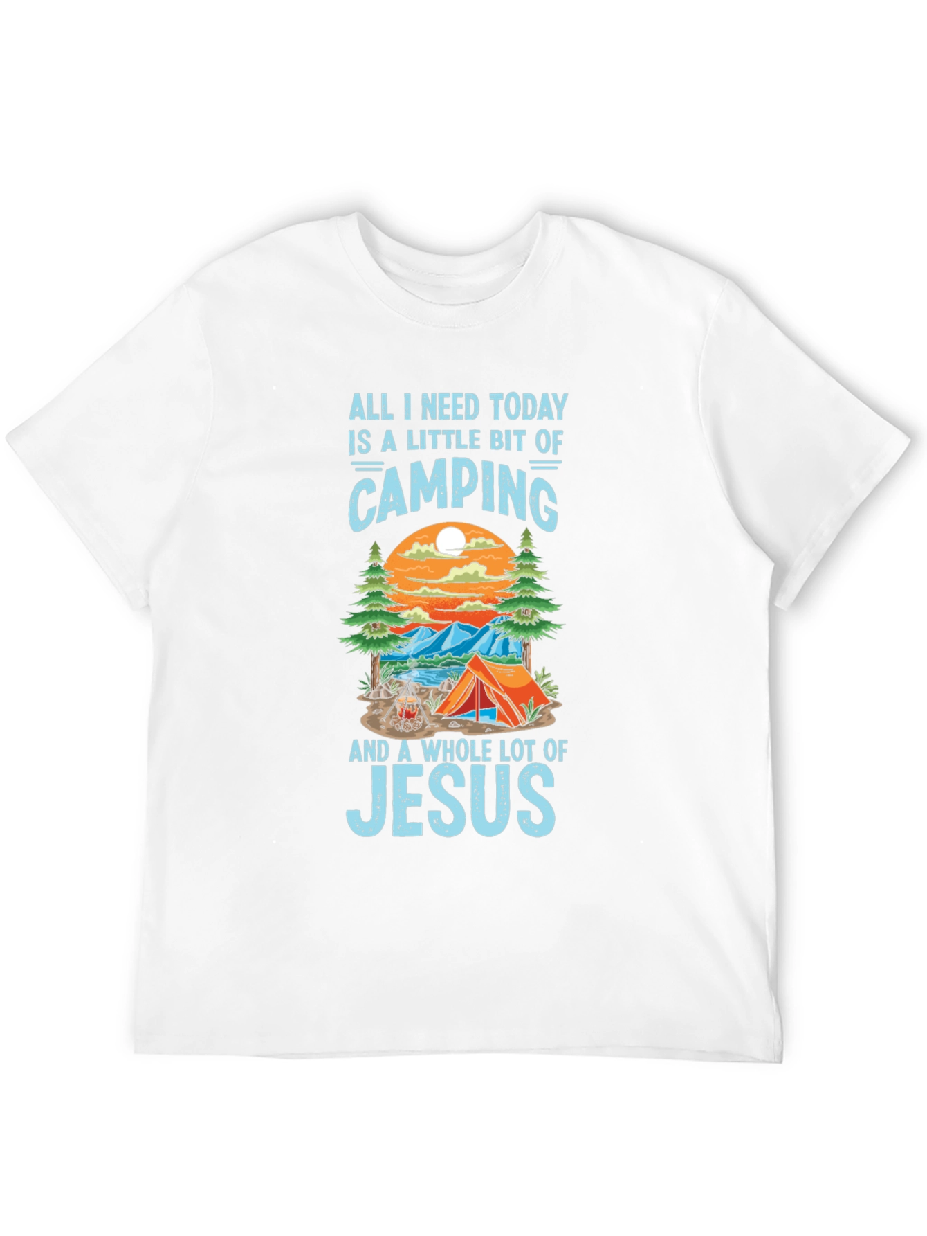 Camping and Jesus T-Shirt