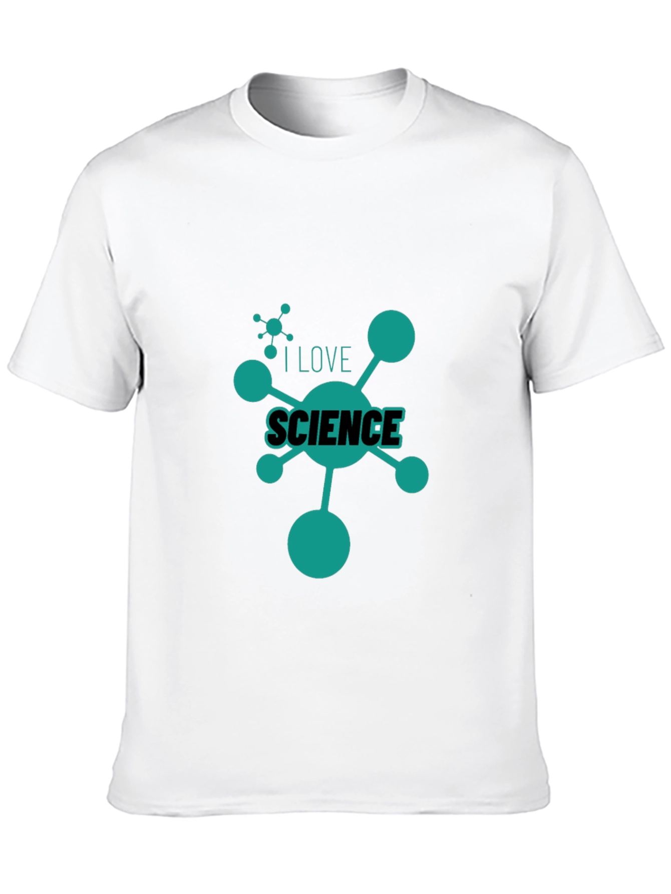I Love Science Graphic Tee - Black