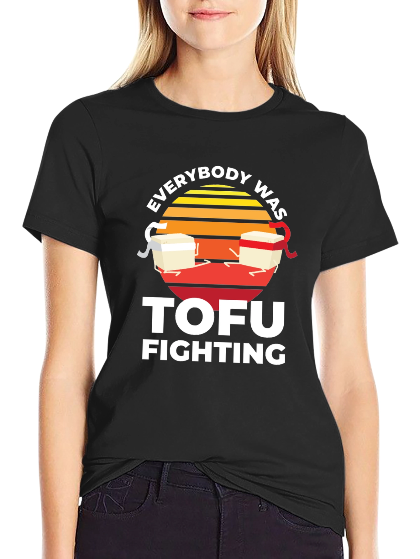 Everybody Was Tofu Fighting Graphic T-Shirt