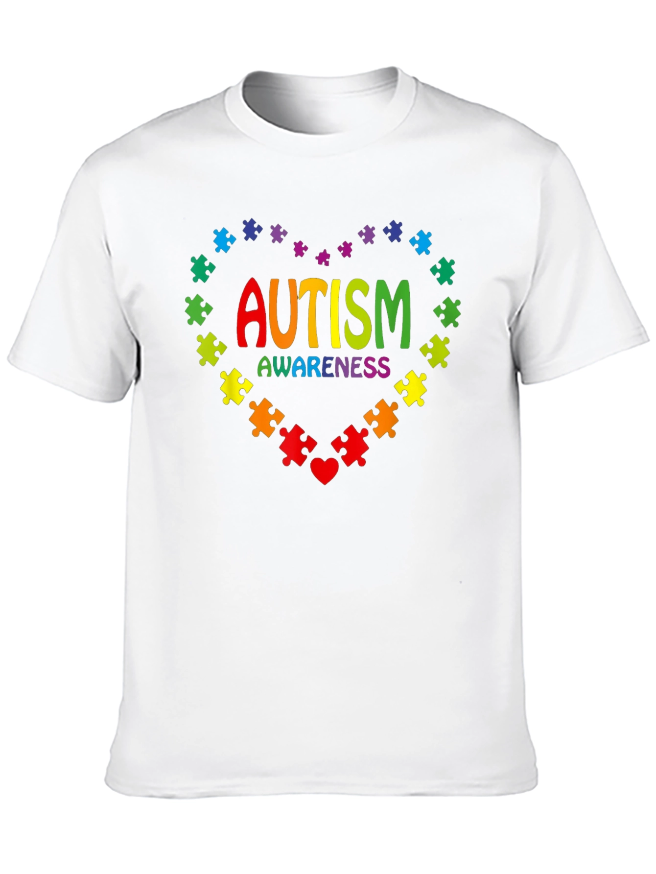 Autism Awareness Puzzle Heart T-Shirt