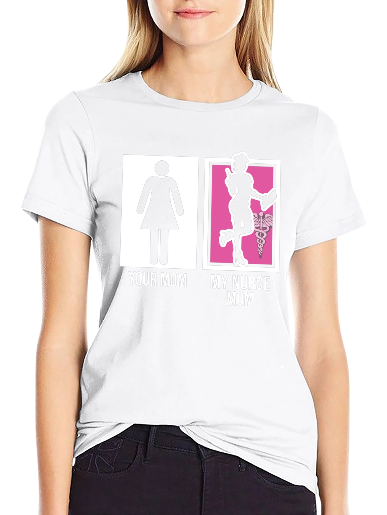 My Nurse Mom T-Shirt - Funny Graphic Tee