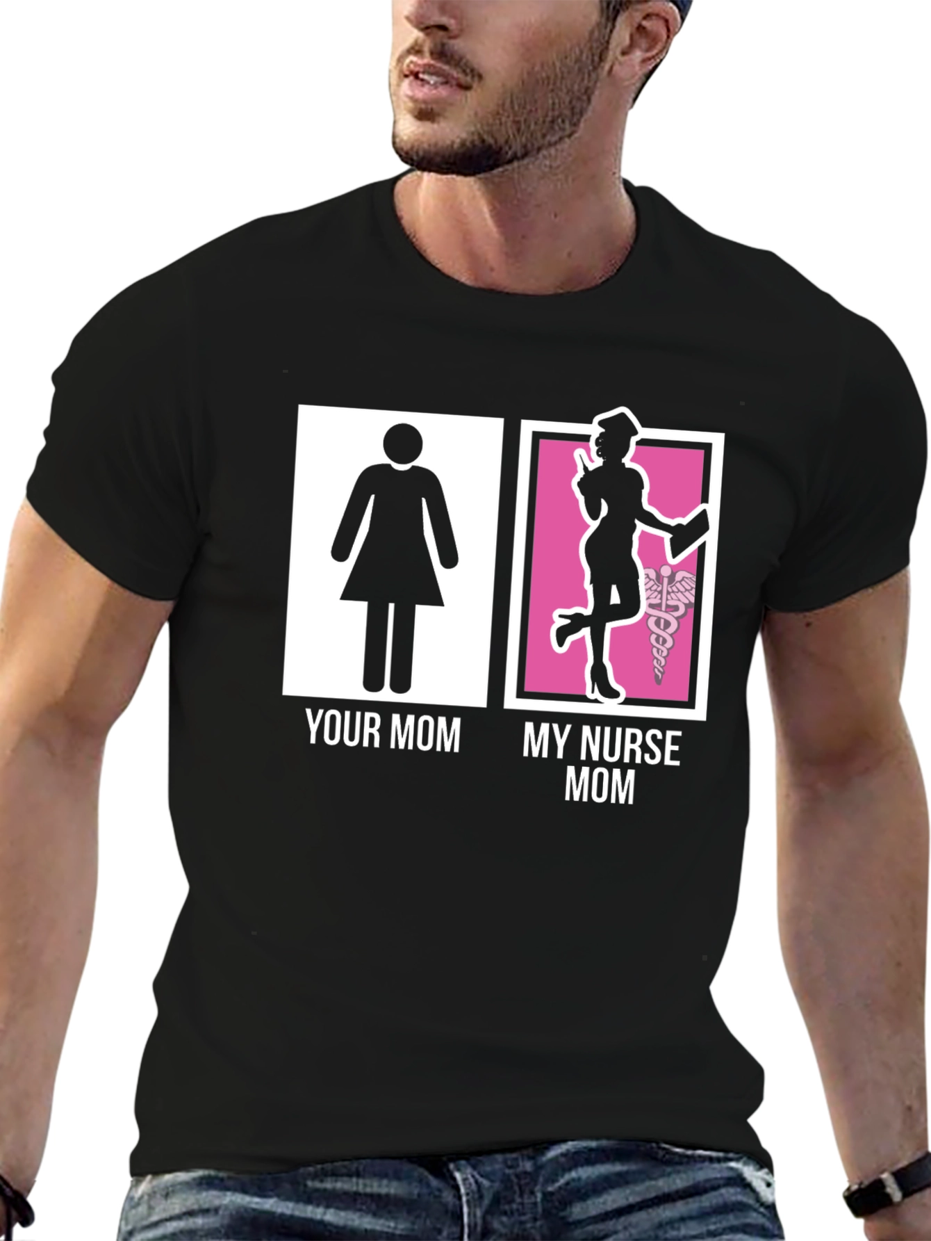My Nurse Mom T-Shirt - Funny Graphic Tee
