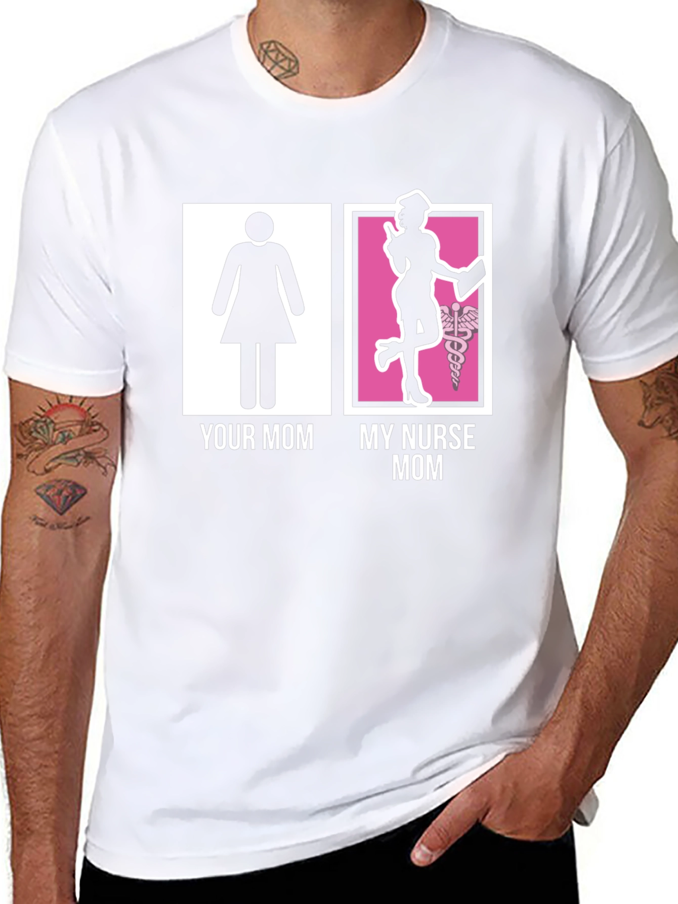 My Nurse Mom T-Shirt - Funny Graphic Tee