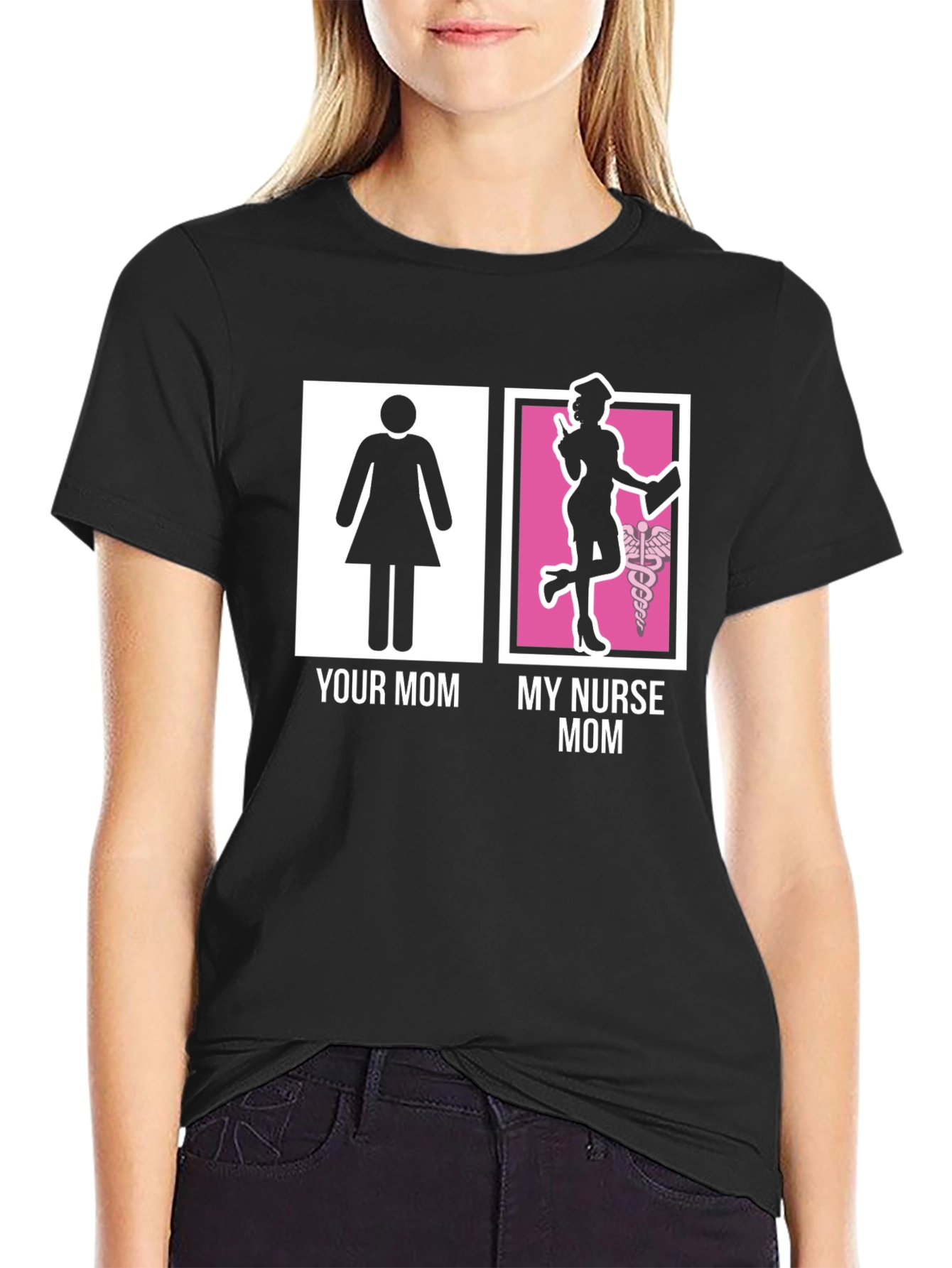 My Nurse Mom T-Shirt - Funny Graphic Tee